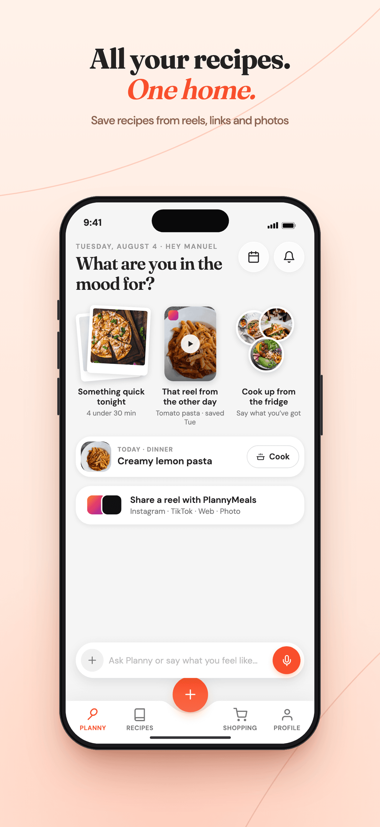 PlannyMeals screenshot 1