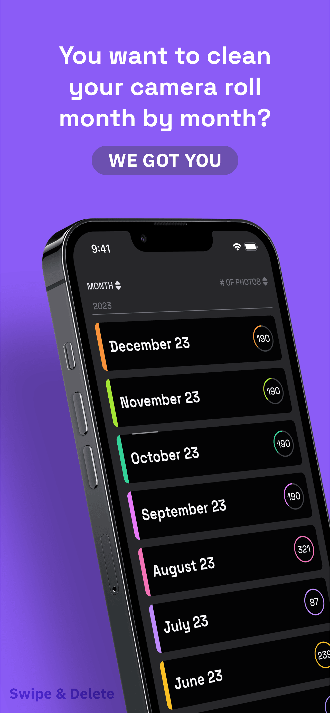 Swipe & Delete: Camera Roll Cleaner screenshot 1