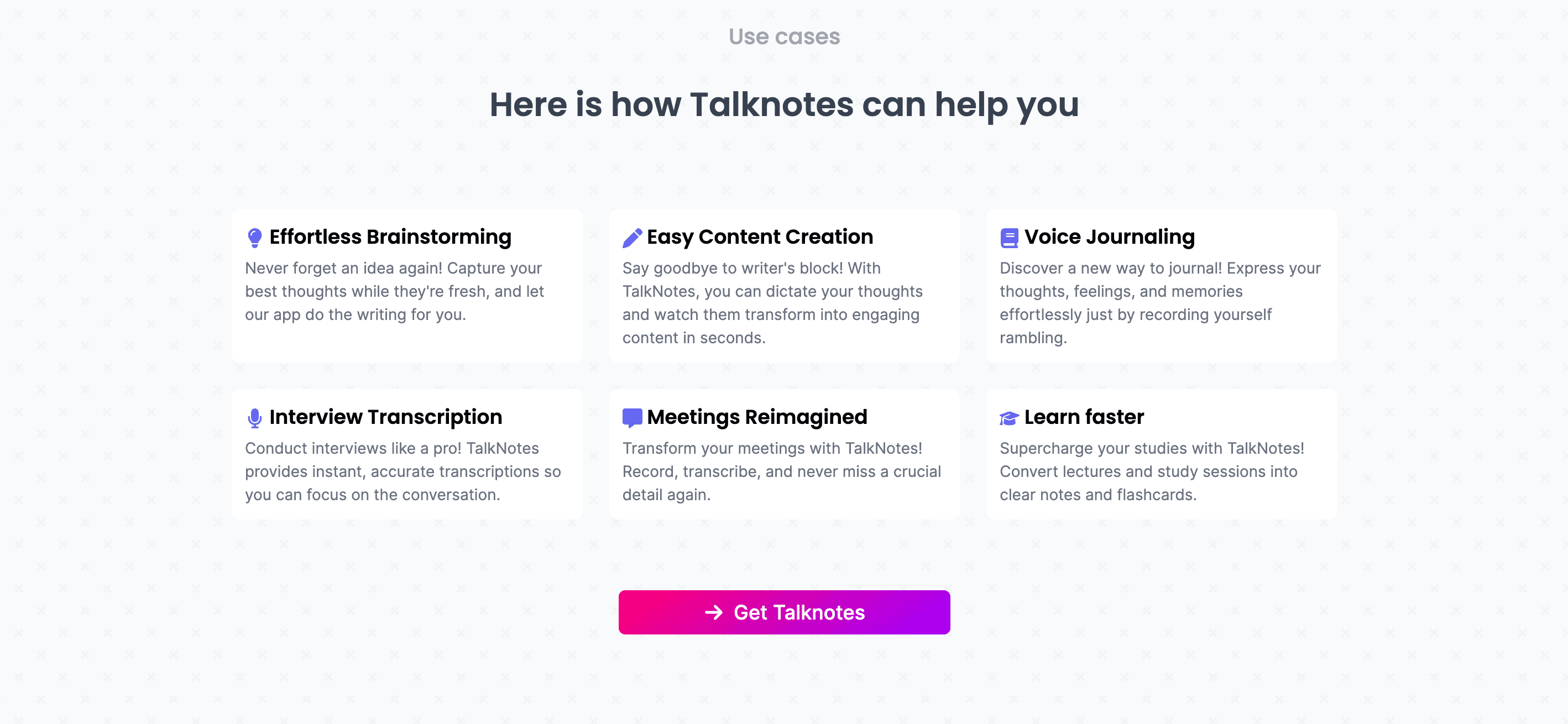TalkNotes screenshot 1