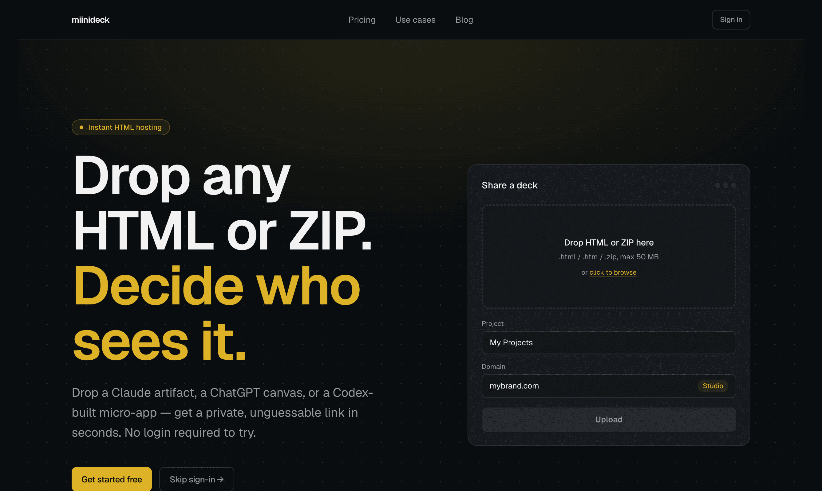 miinideck screenshot 1