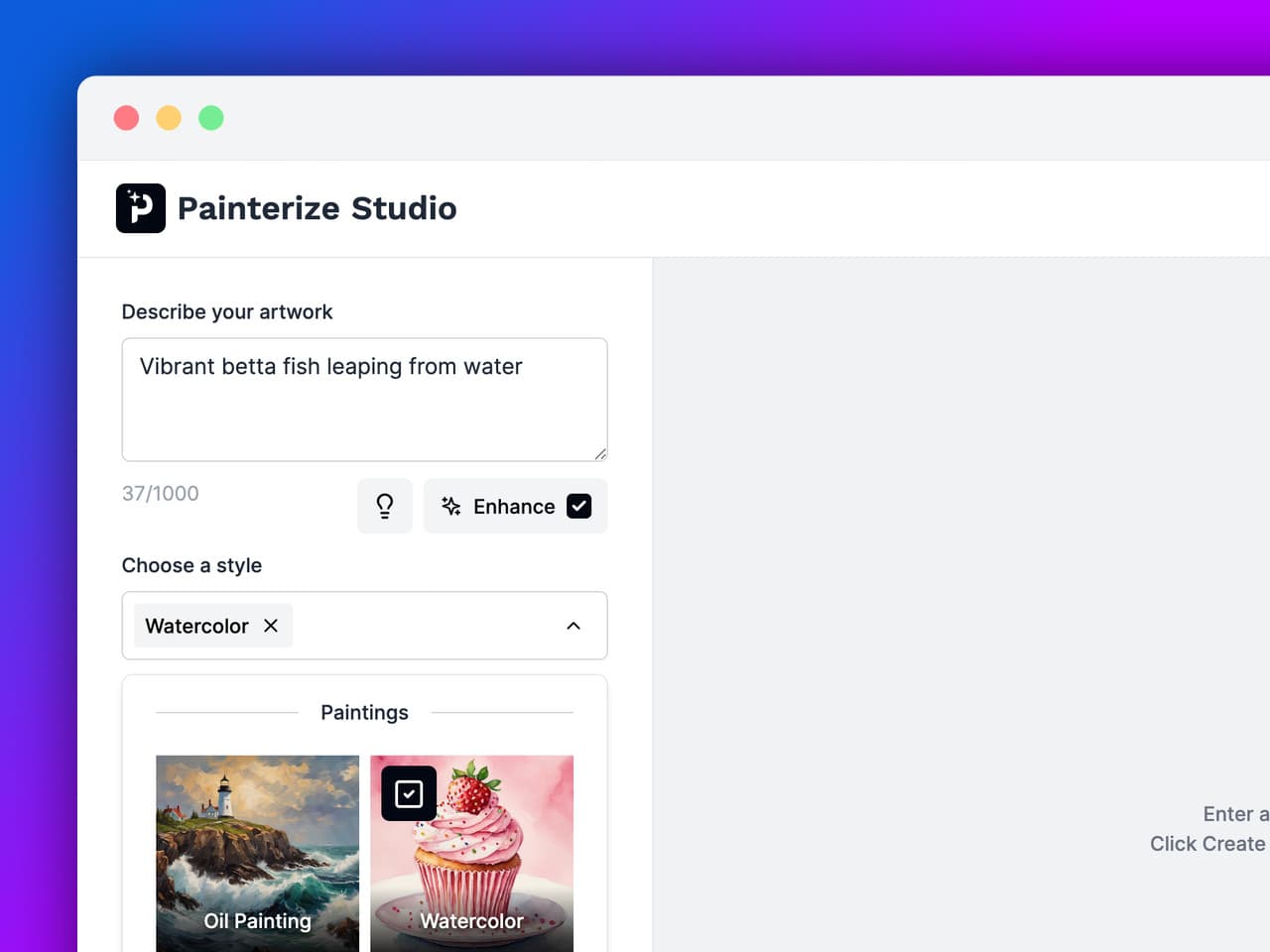 Painterize screenshot 1