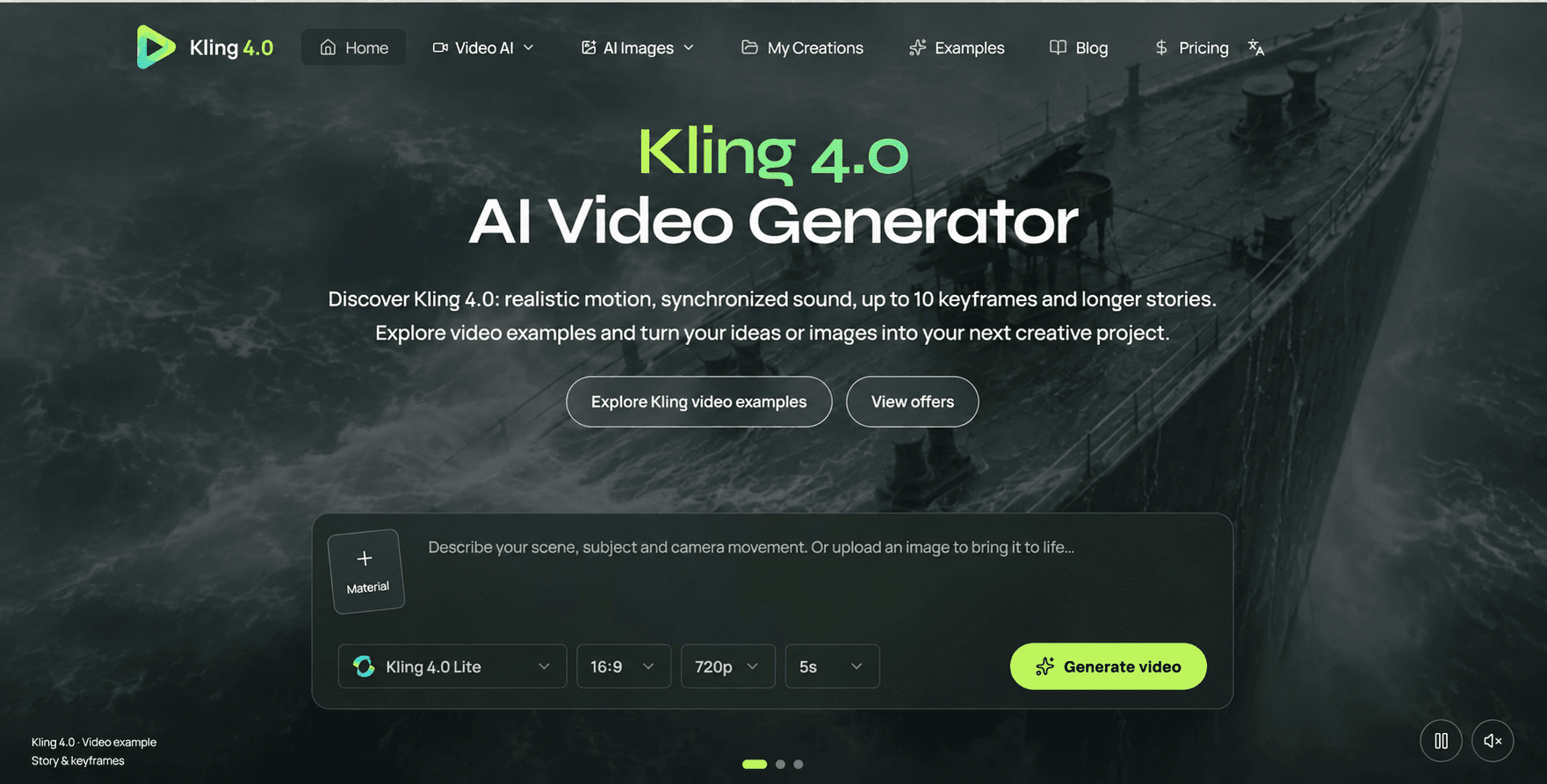Kling 4.0 screenshot 1