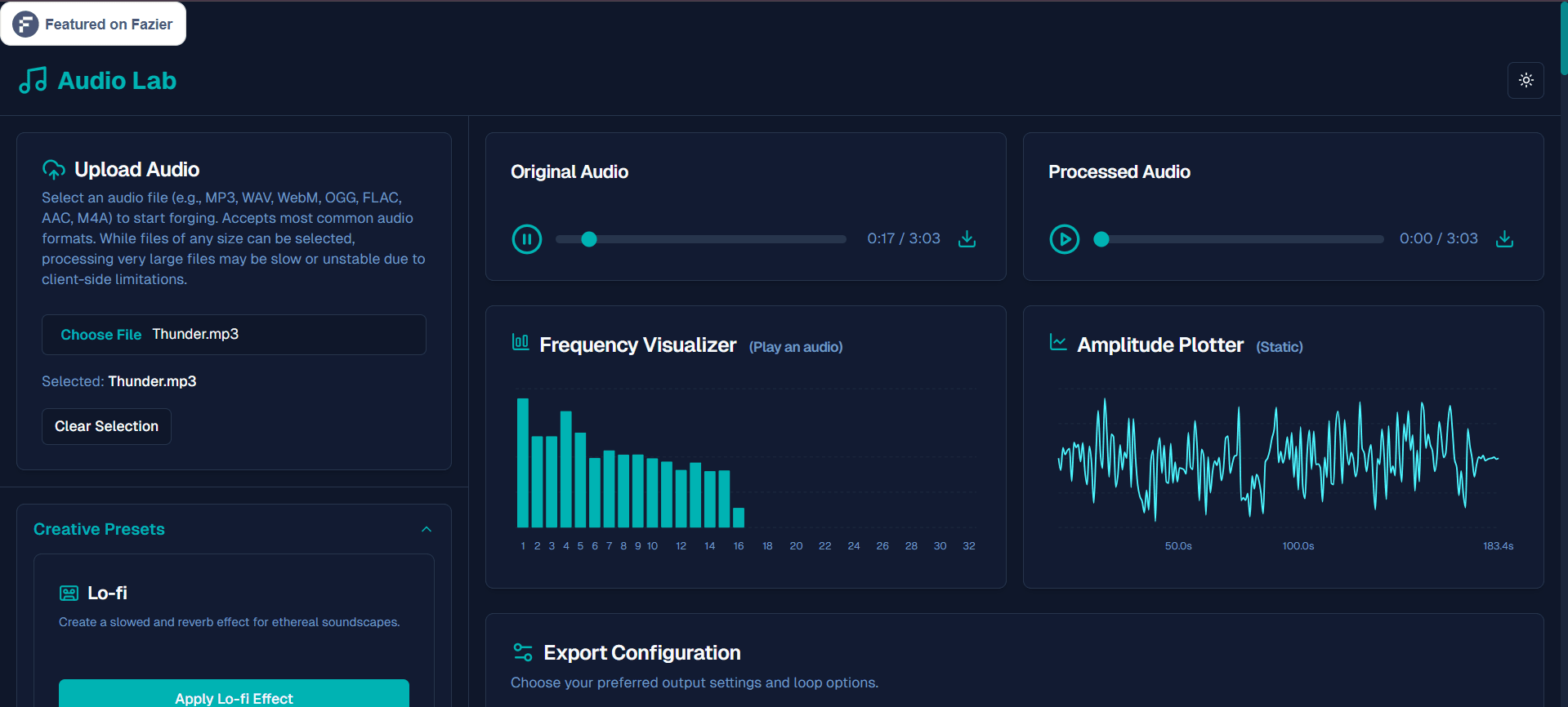 Audiolab screenshot 1
