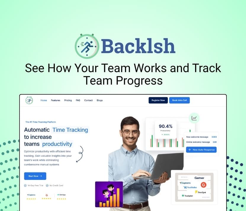 Backlsh - Automatic Time Tracking screenshot 1