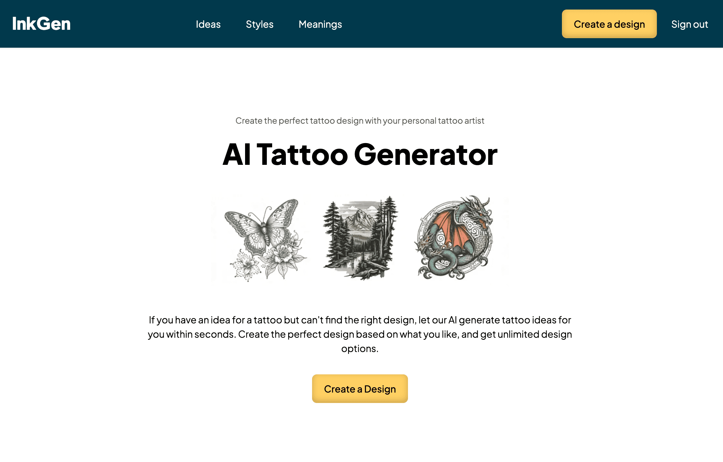 InkGen screenshot 1
