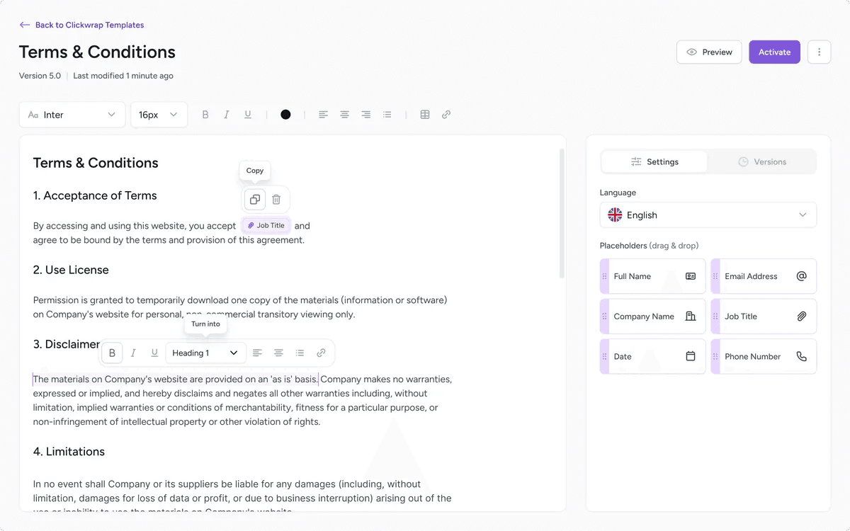 ClickTerm screenshot 1
