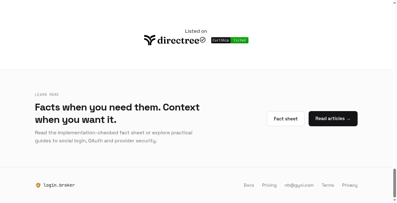 Login Broker screenshot 1