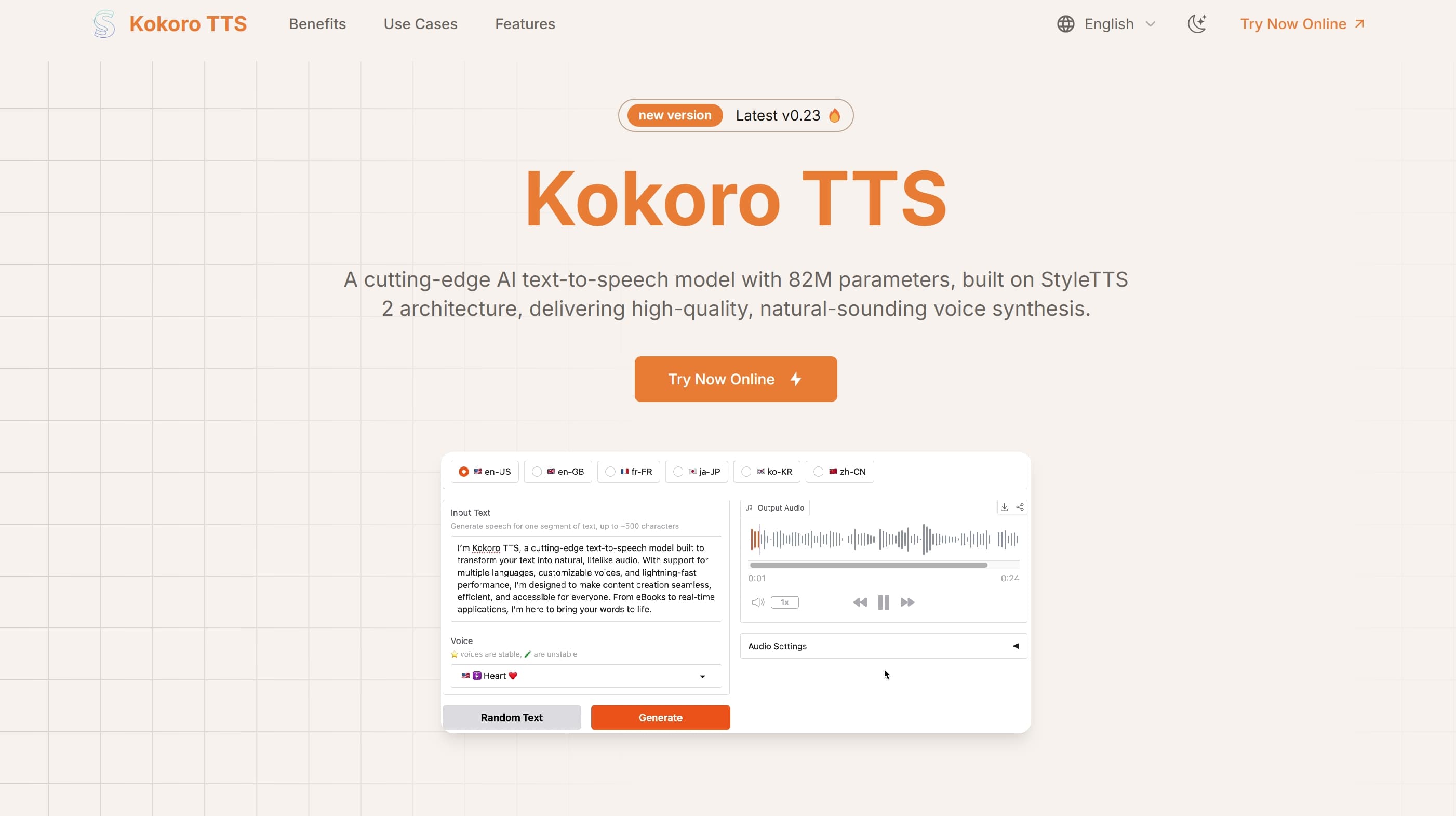 Kokoro TTS  screenshot 1