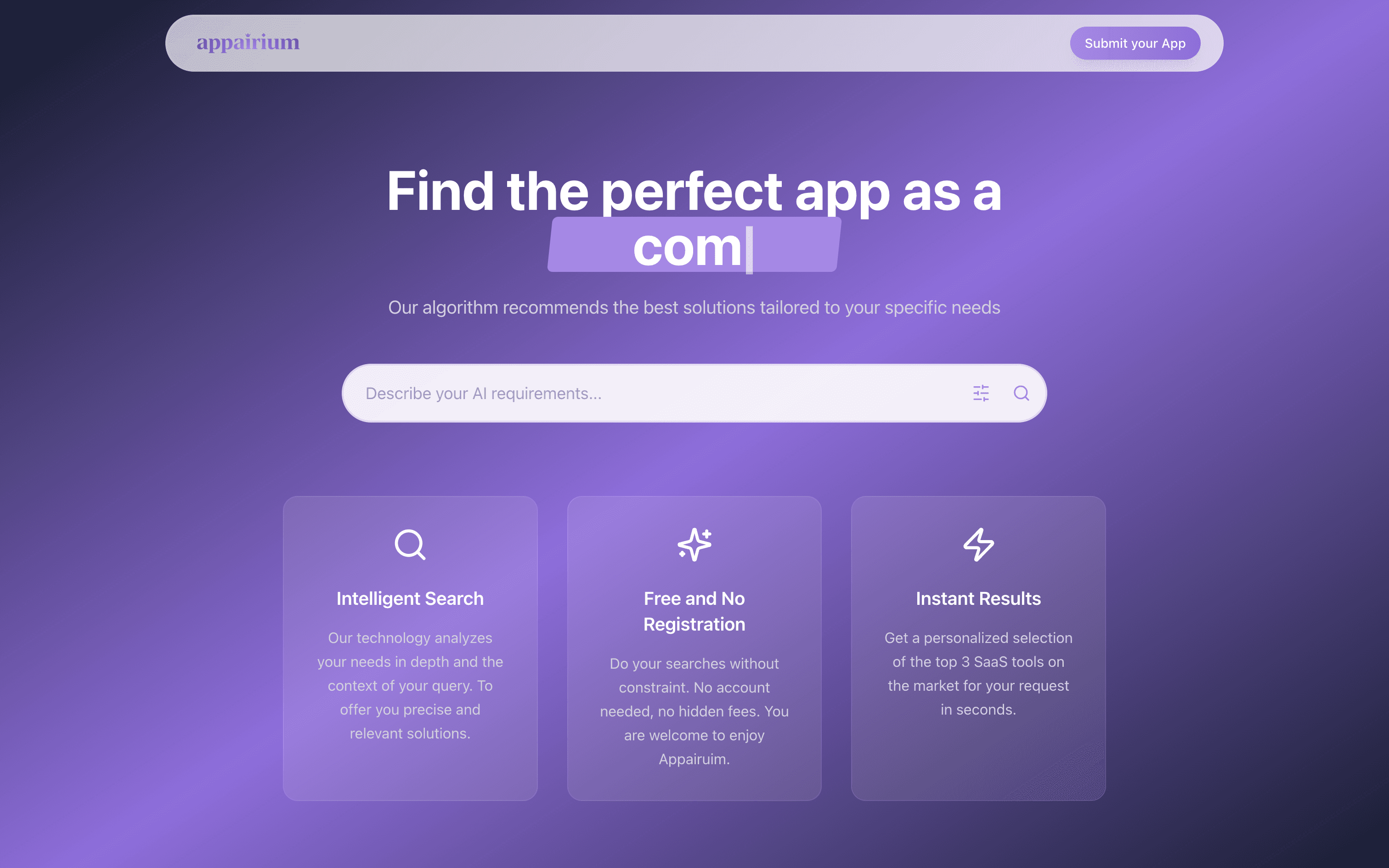Appairium screenshot 1