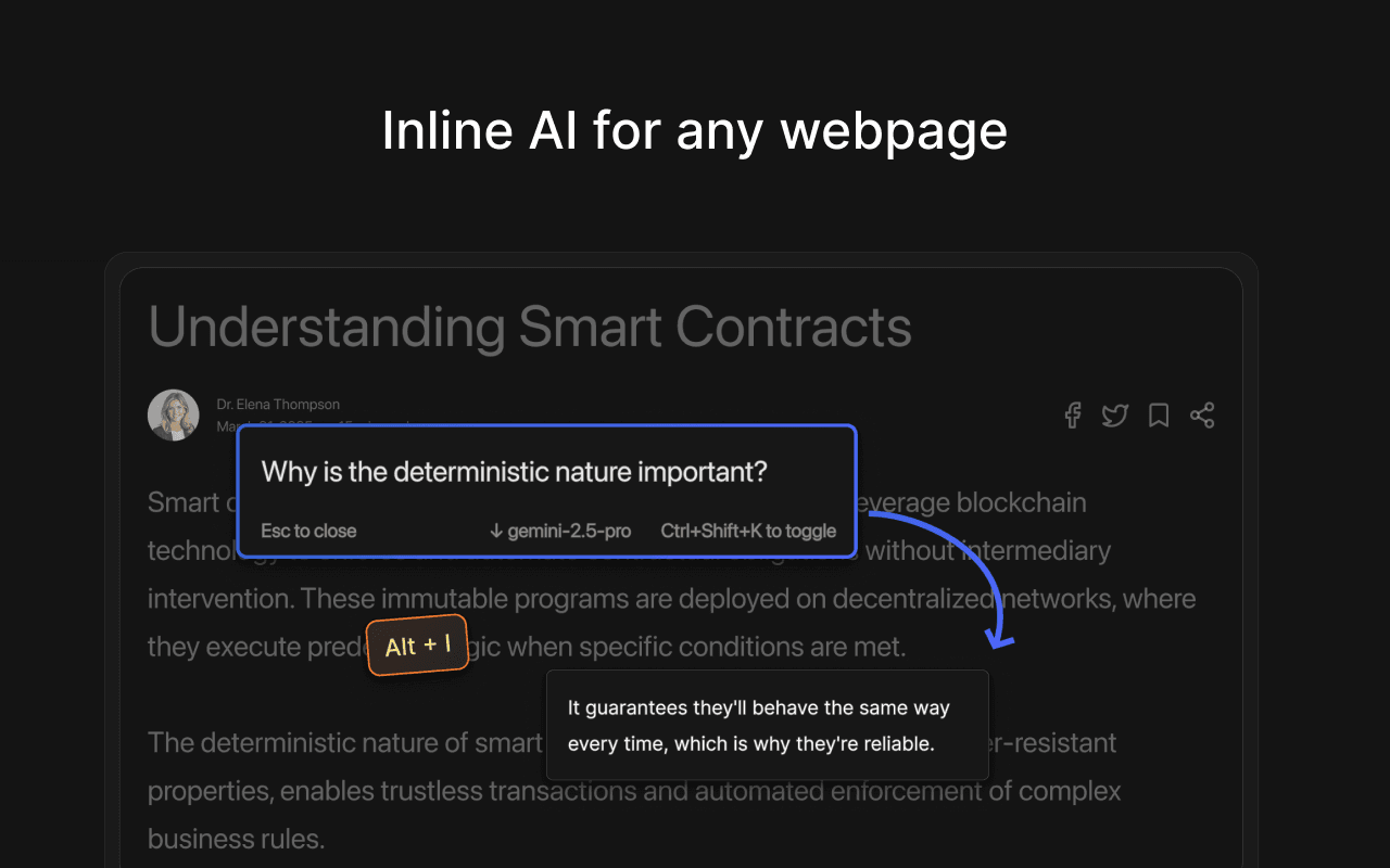 InPage AI screenshot 1