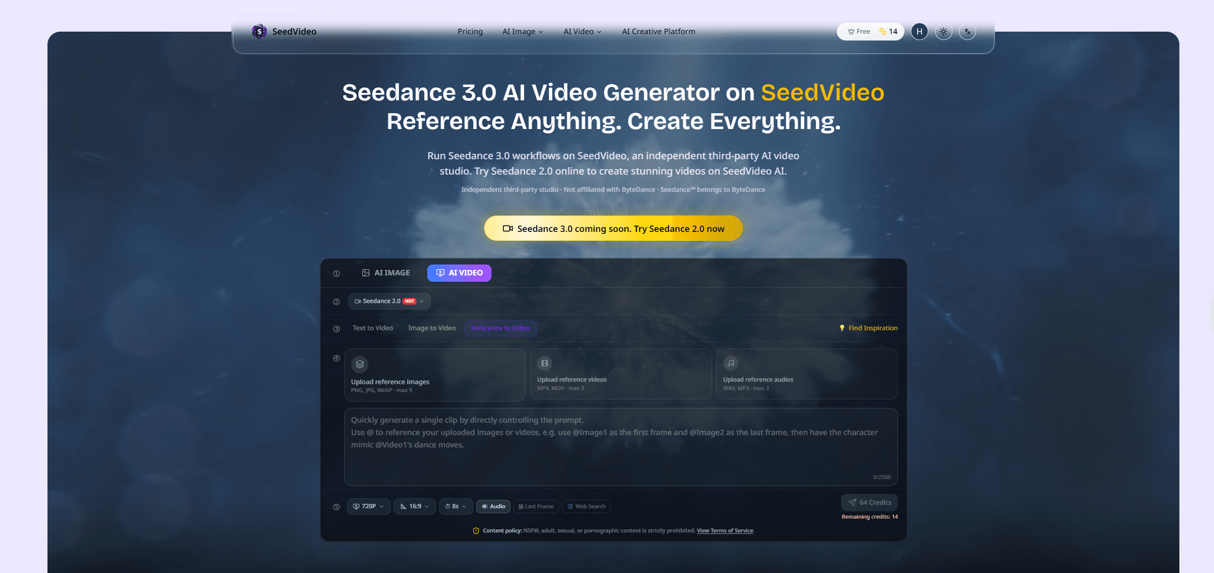SeedVideo AI screenshot 1