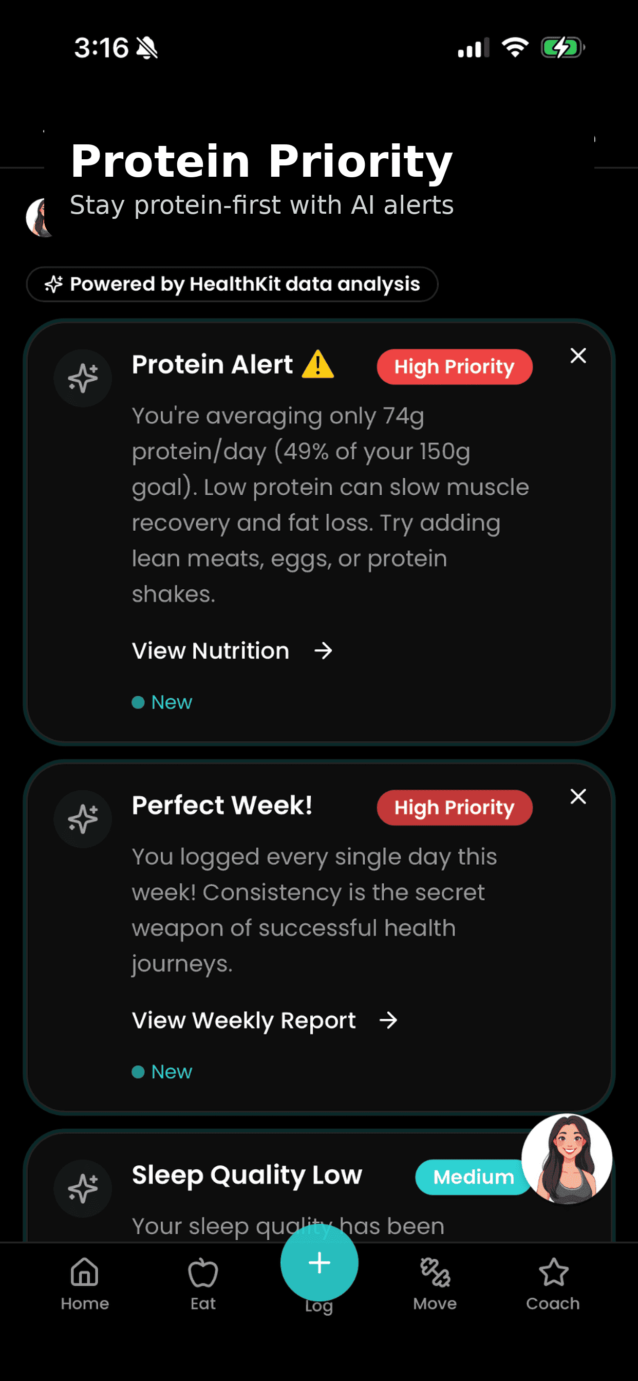 StrideFuel screenshot 1