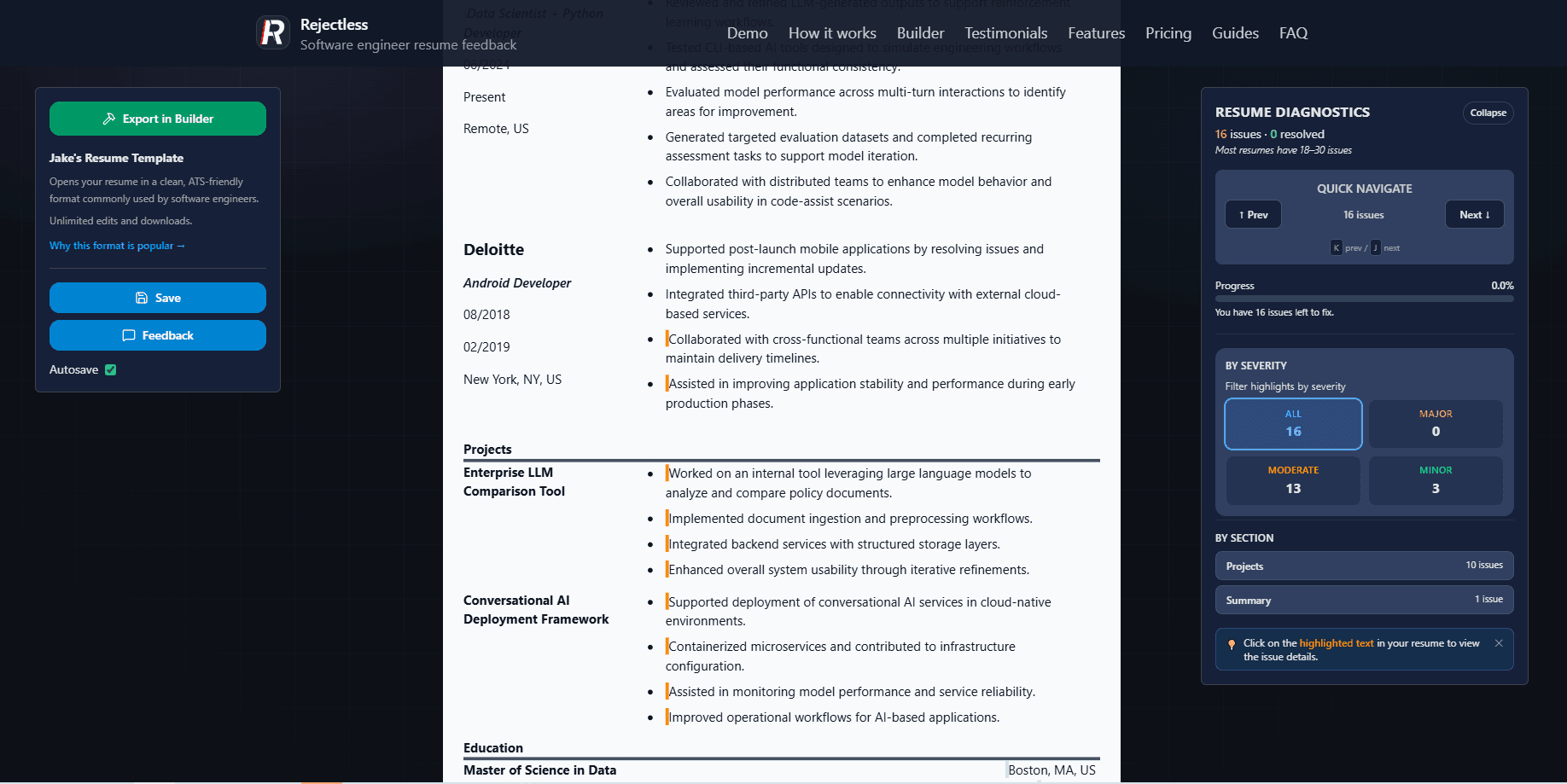Rejectless screenshot 1