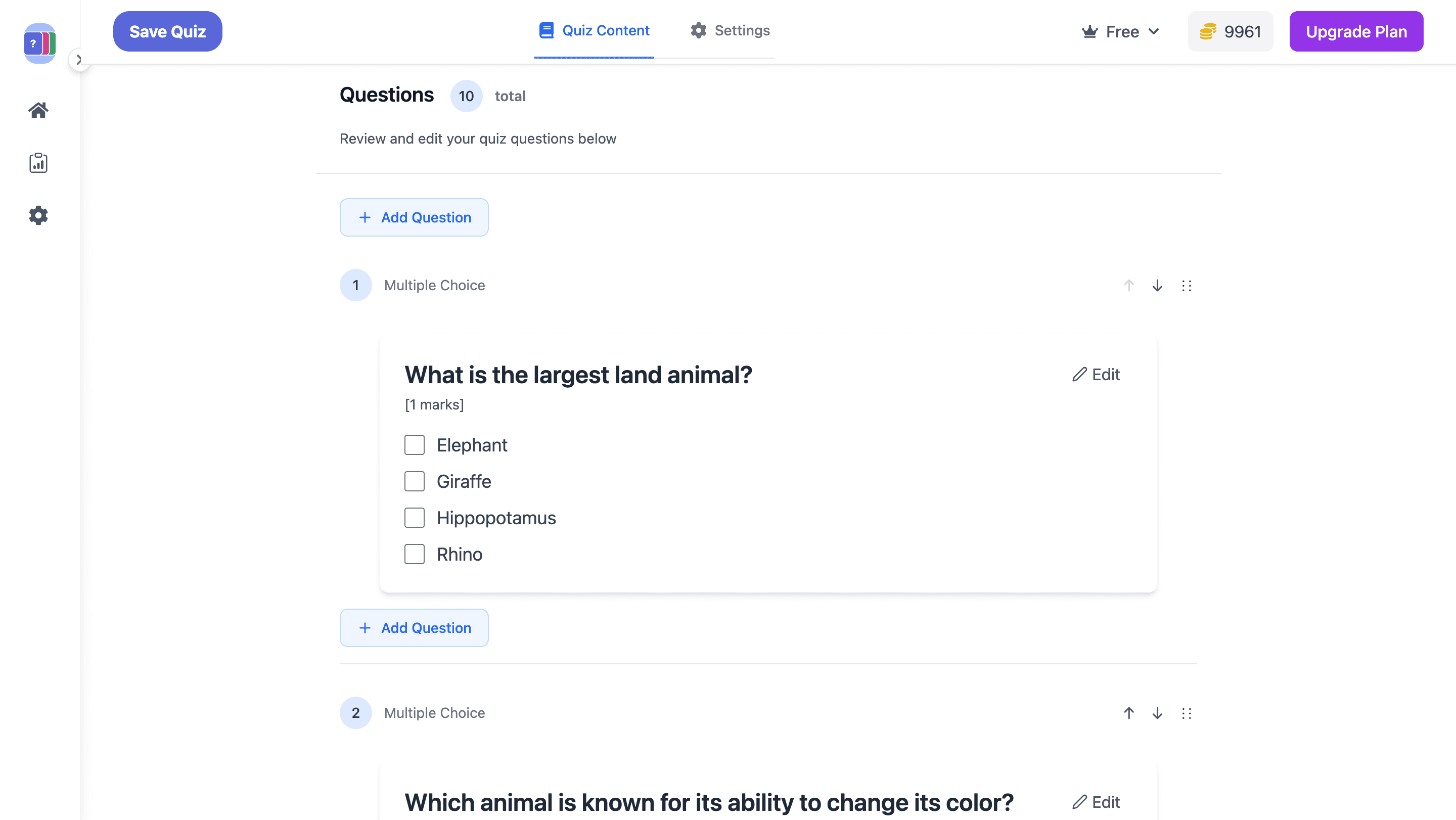 QuizCanvasAi screenshot 1