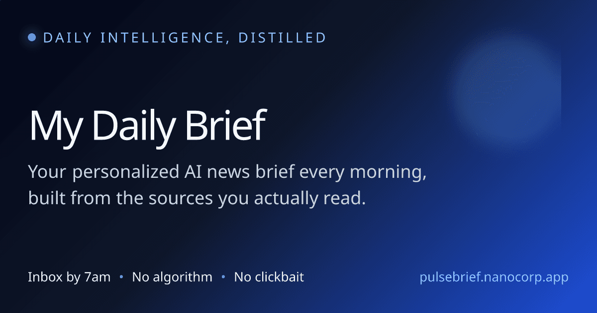 My Daily Brief screenshot 1