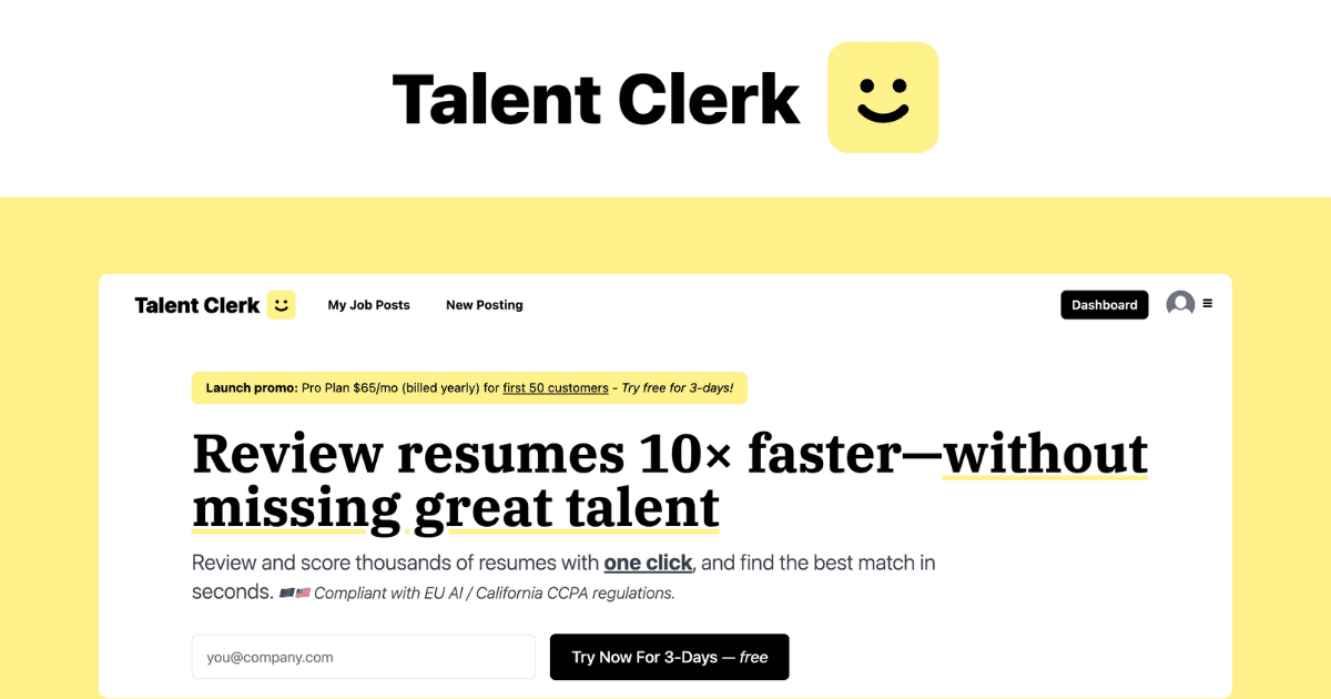 Talent Clerk screenshot 1