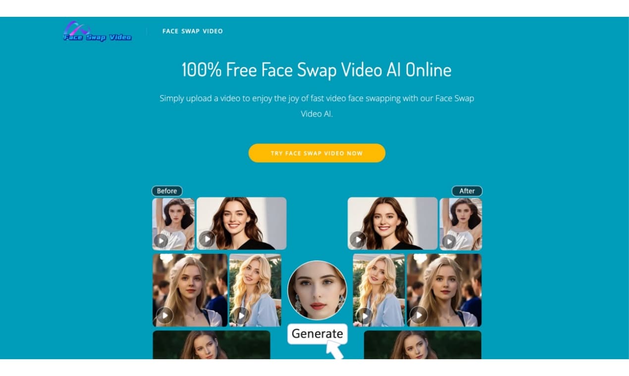 100% Free Face Swap Video AI Online screenshot 1