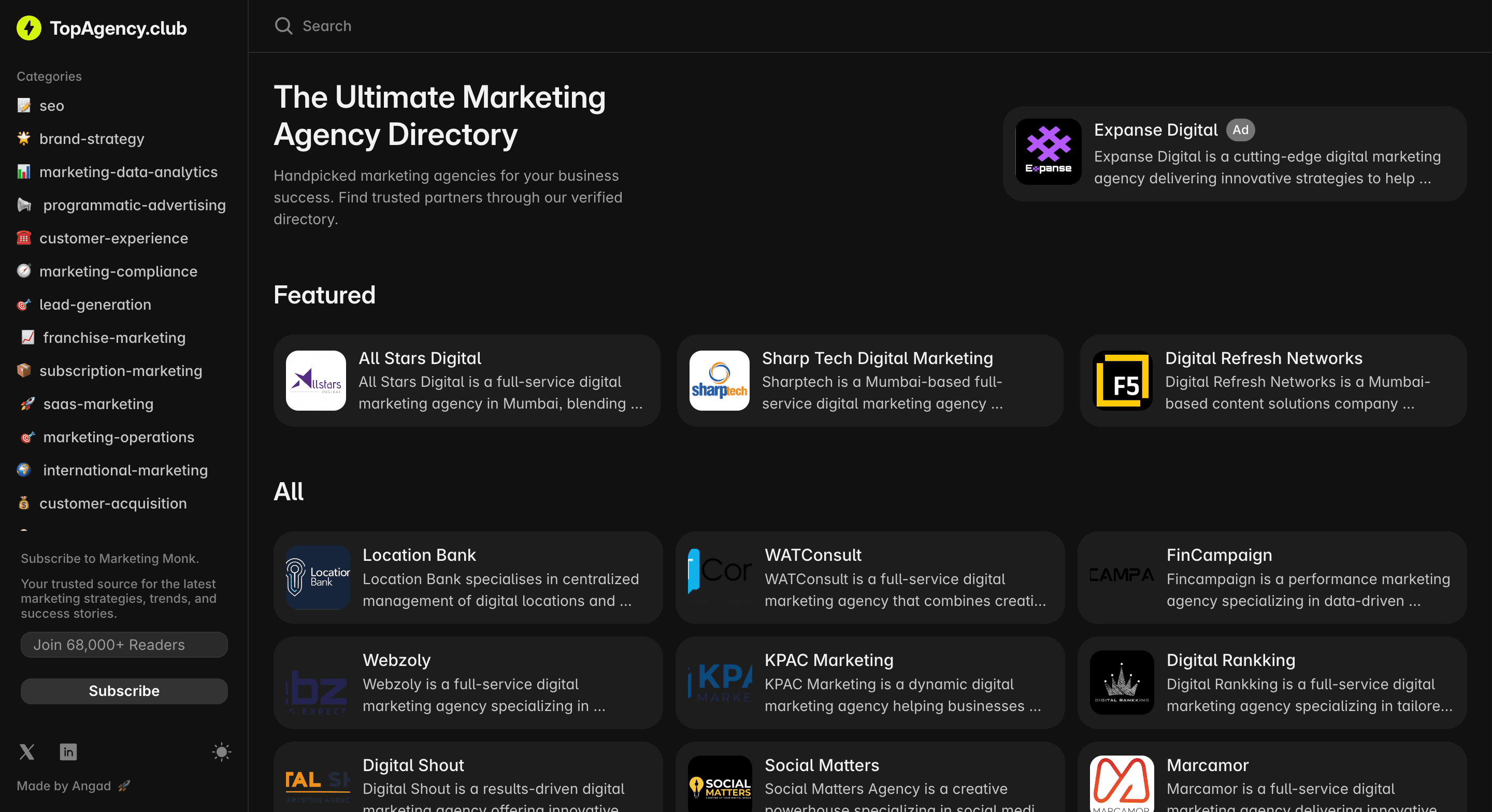 Top Agency screenshot 1