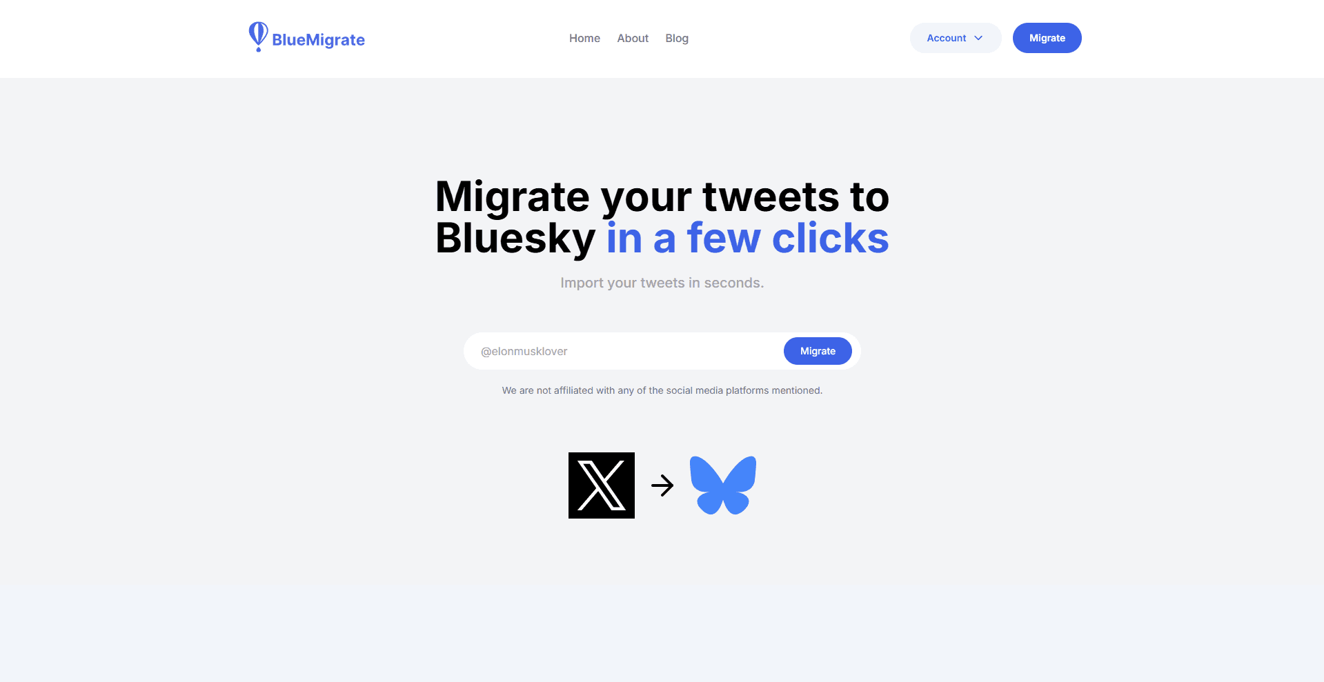 BlueMigrate screenshot 1