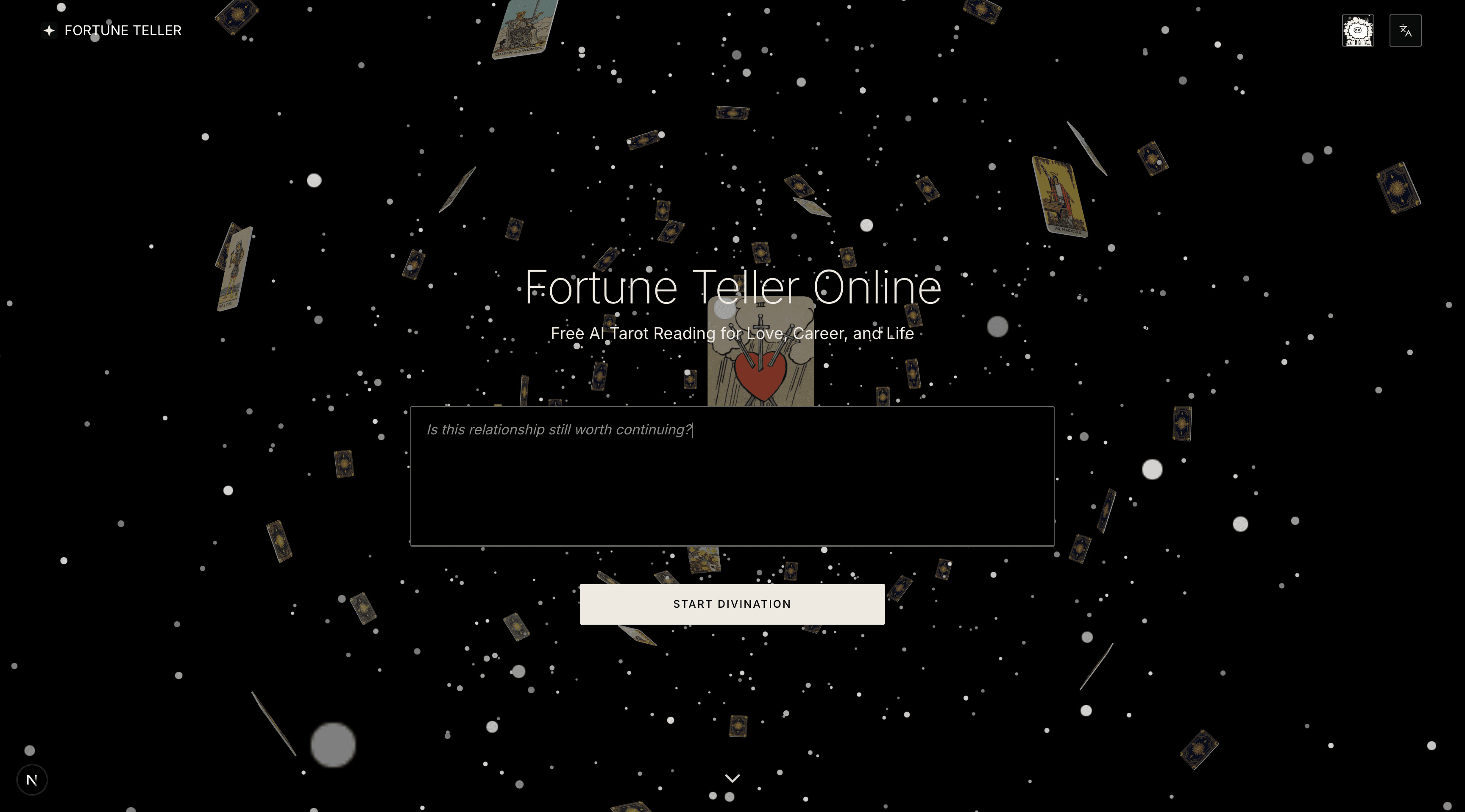 FortuneTellerOnline screenshot 1