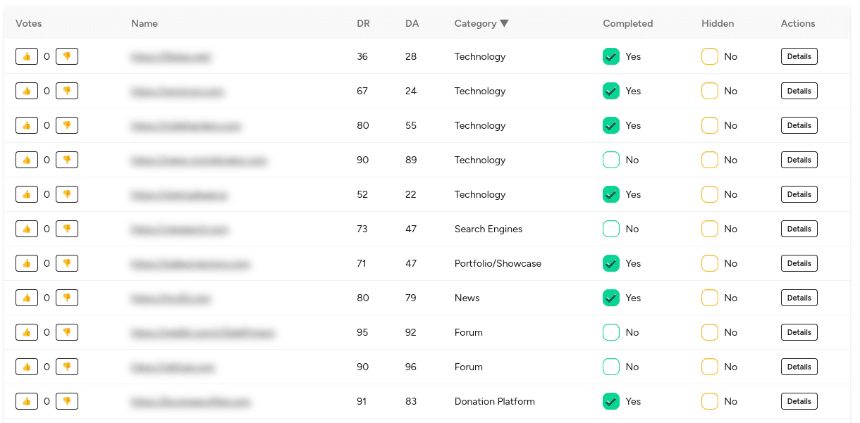 BacklinkBoard screenshot 1