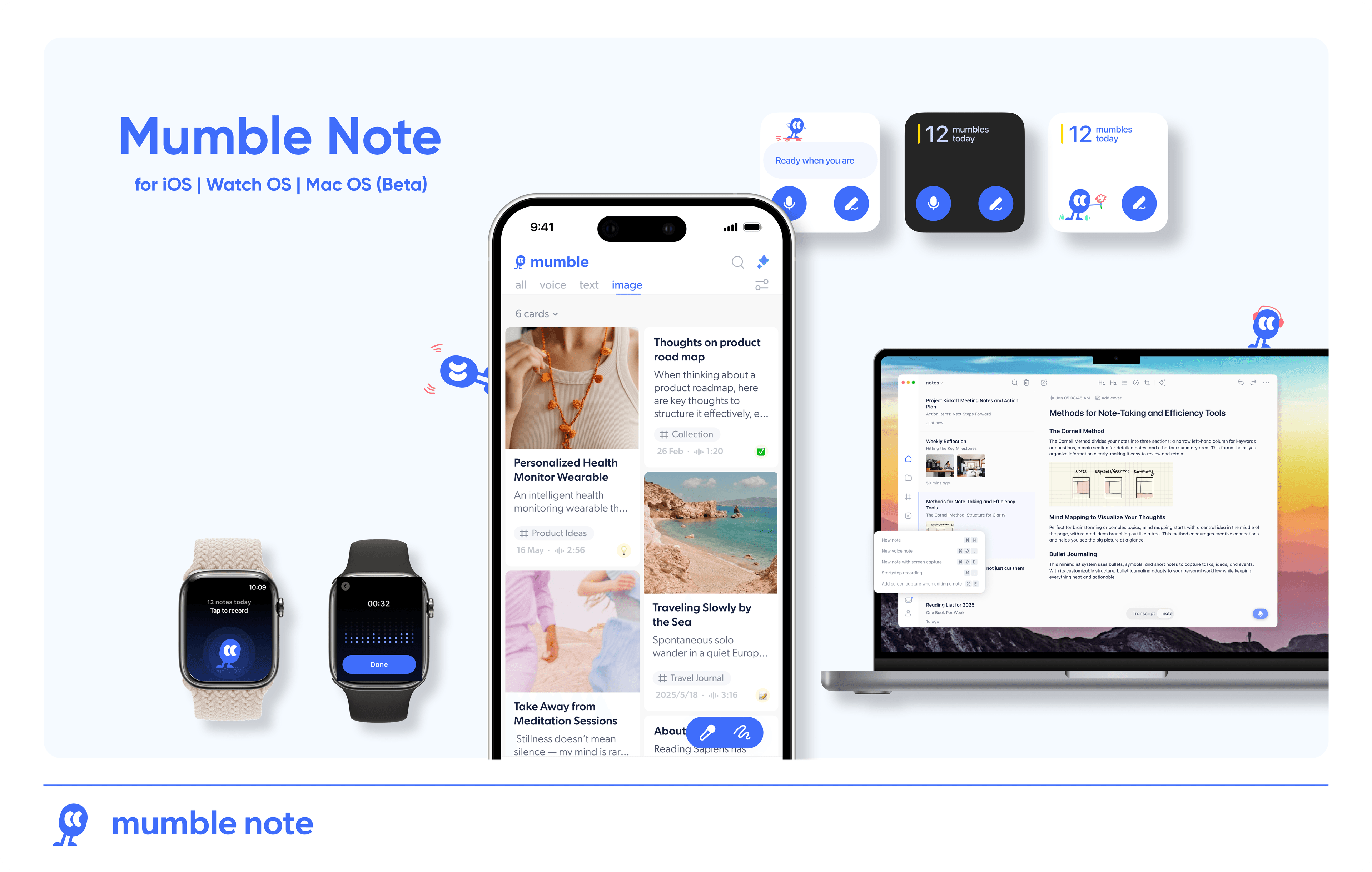 Mumble Note: AI Voice Notetaker screenshot 1