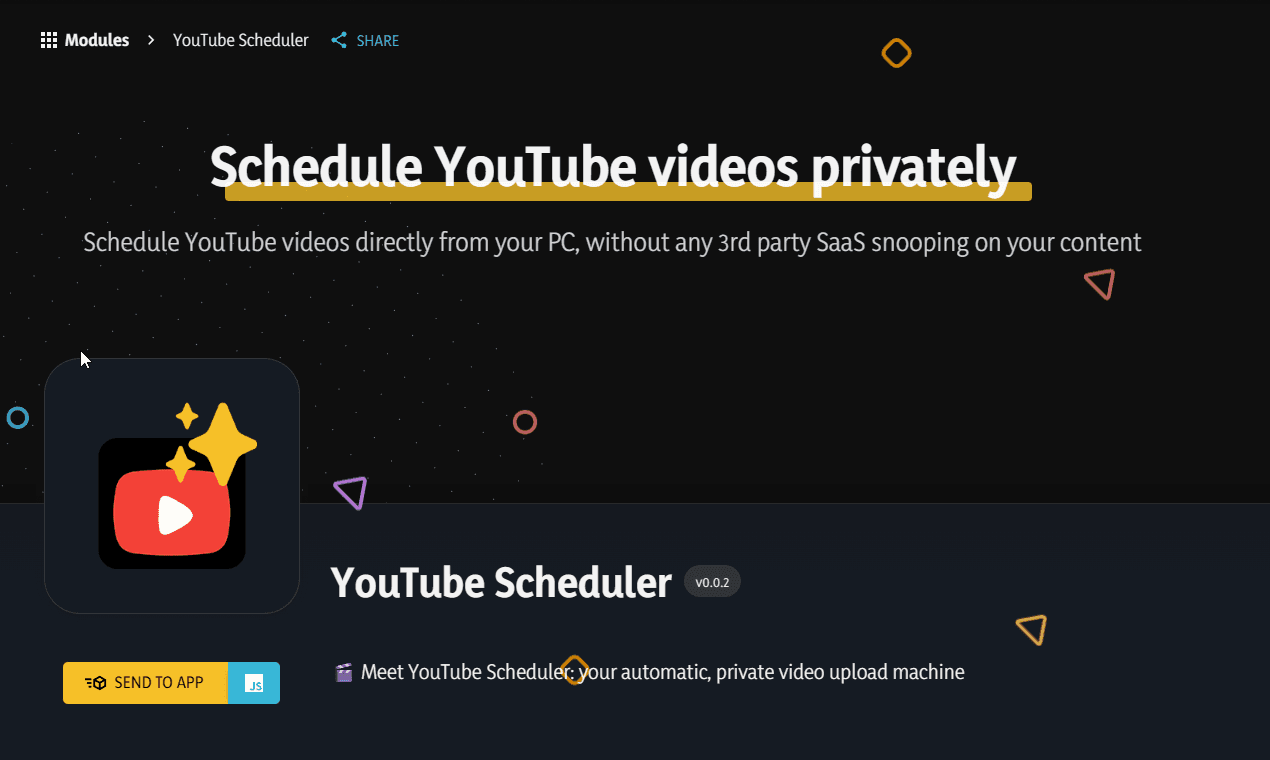 YouTube Scheduler screenshot 1