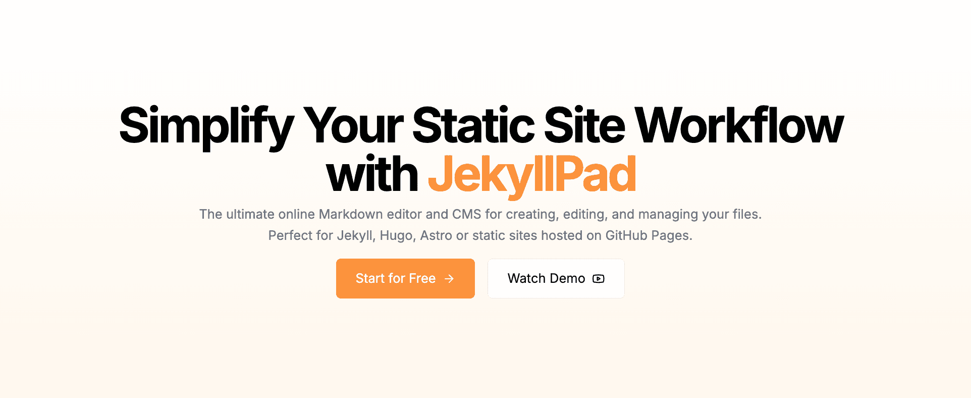JekyllPad screenshot 1