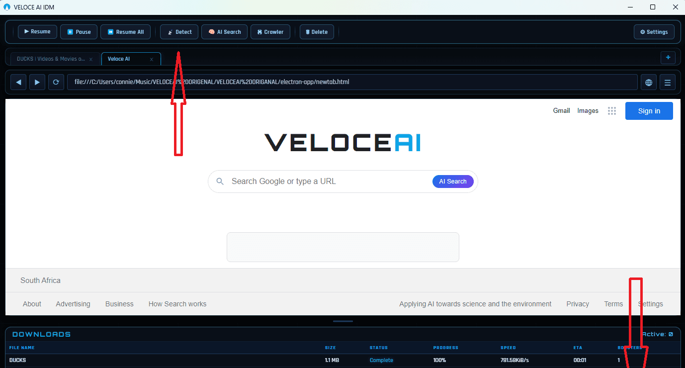 Veloce AI screenshot 1