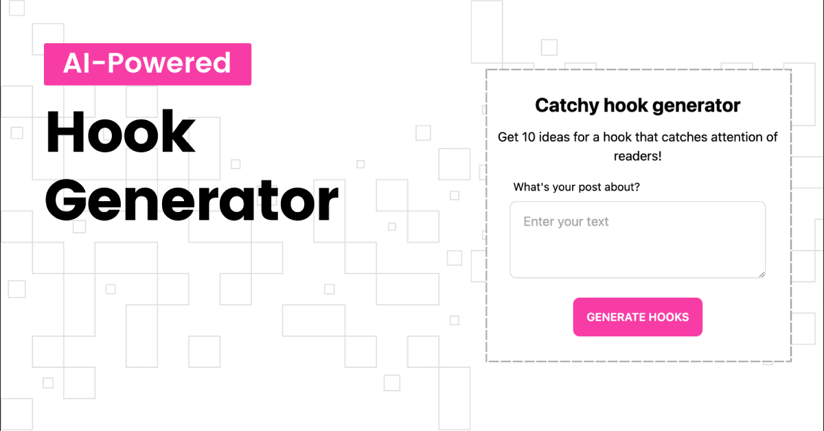 AI Hook Generator screenshot 1