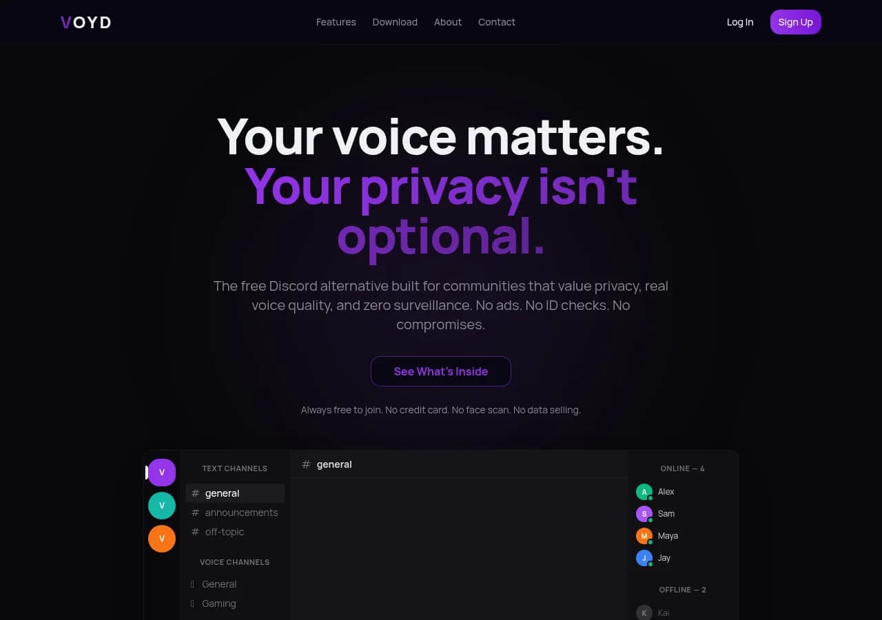 Voyd screenshot 1