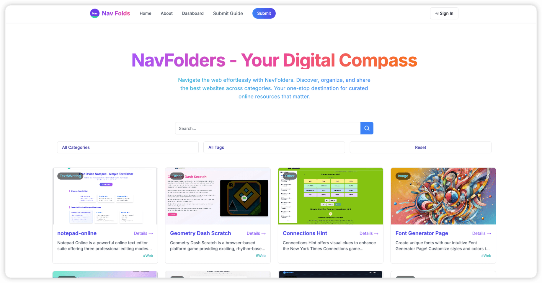 navfolders screenshot 1