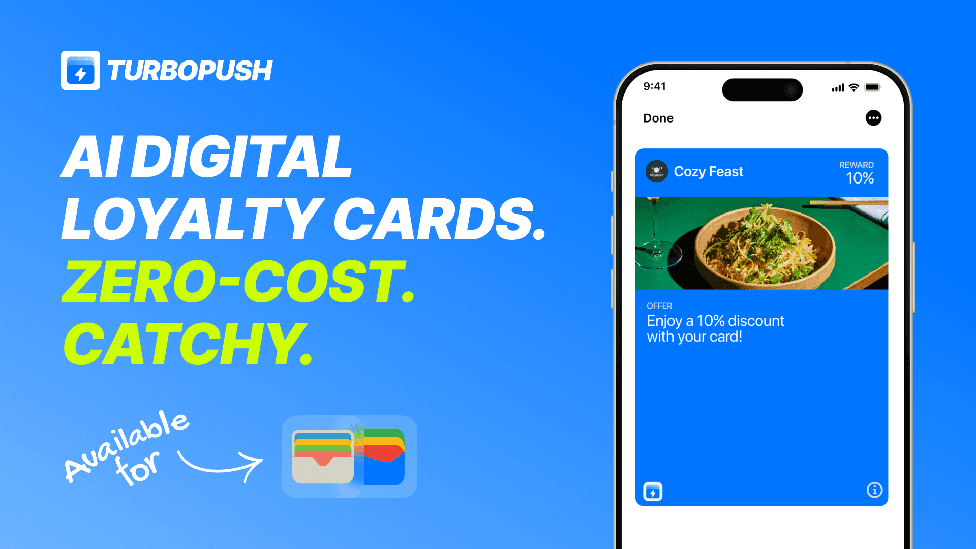 TurboPush – AI Digital Loyalty Cards screenshot 1