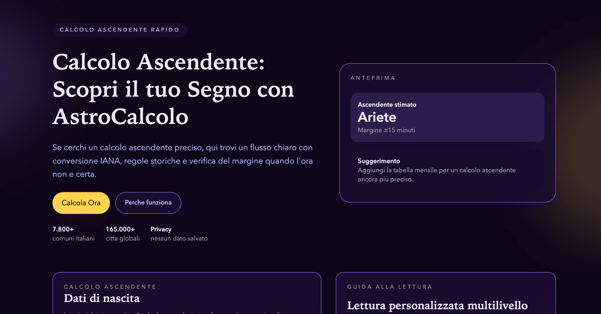 AstroCalcolo screenshot 1