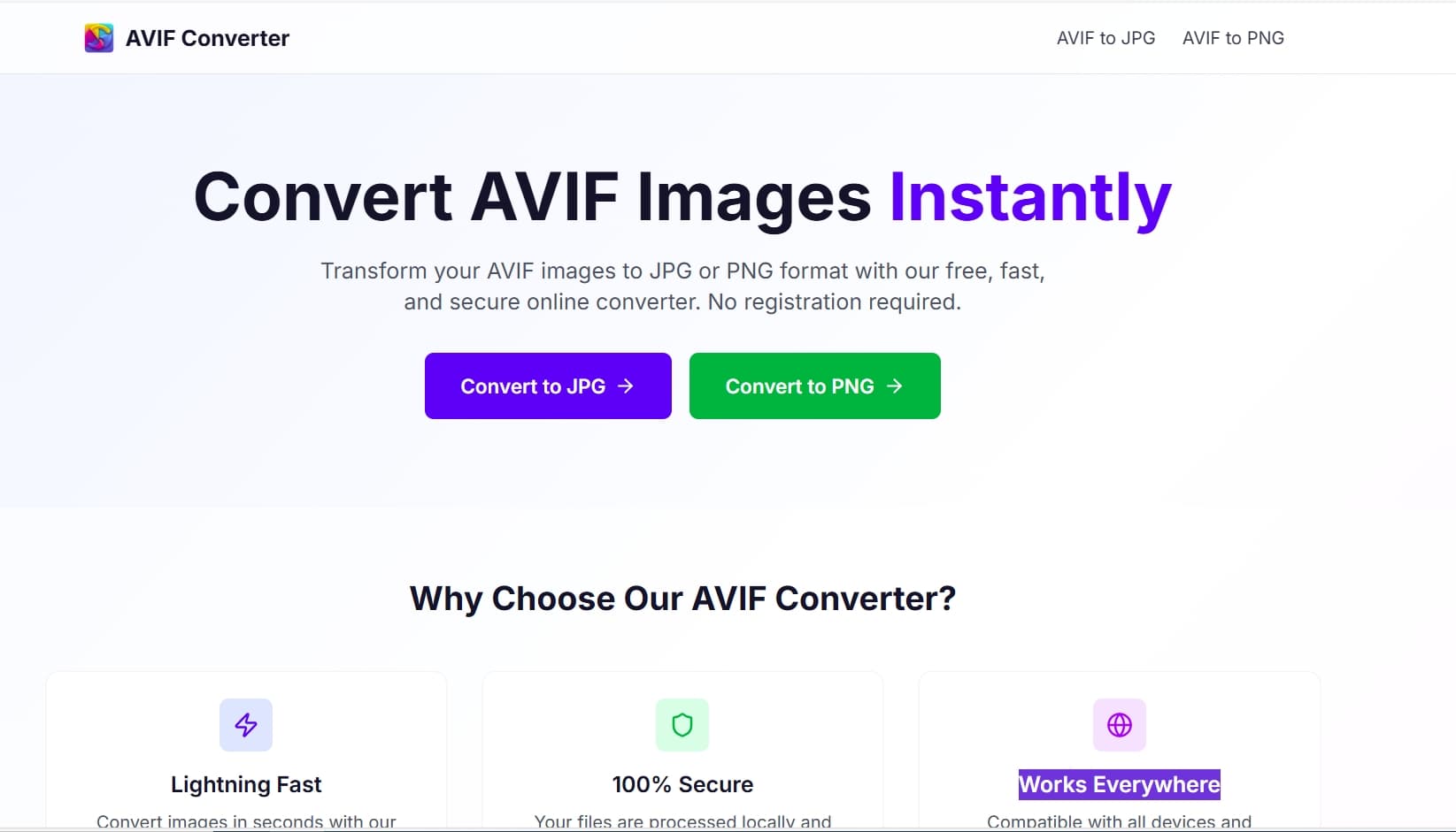 Free AVIF Converter screenshot 1