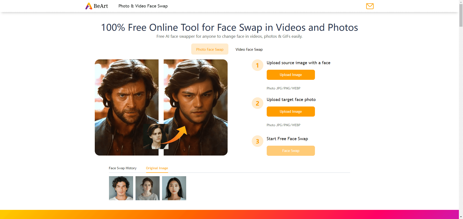 BeArt AI Face Swap screenshot 1