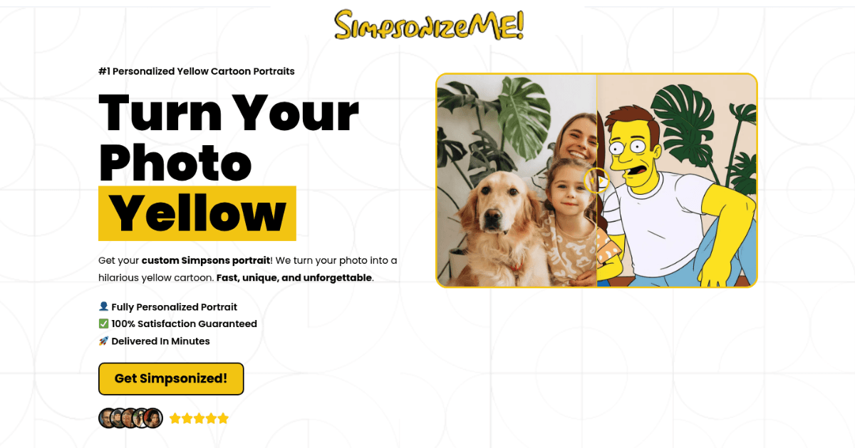 Simpsonize Me! screenshot 1