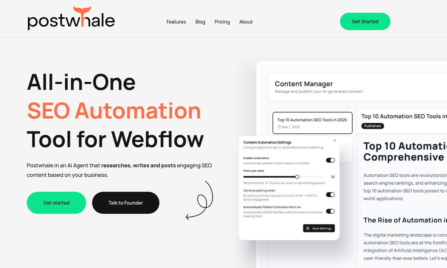 Postwhale screenshot 1