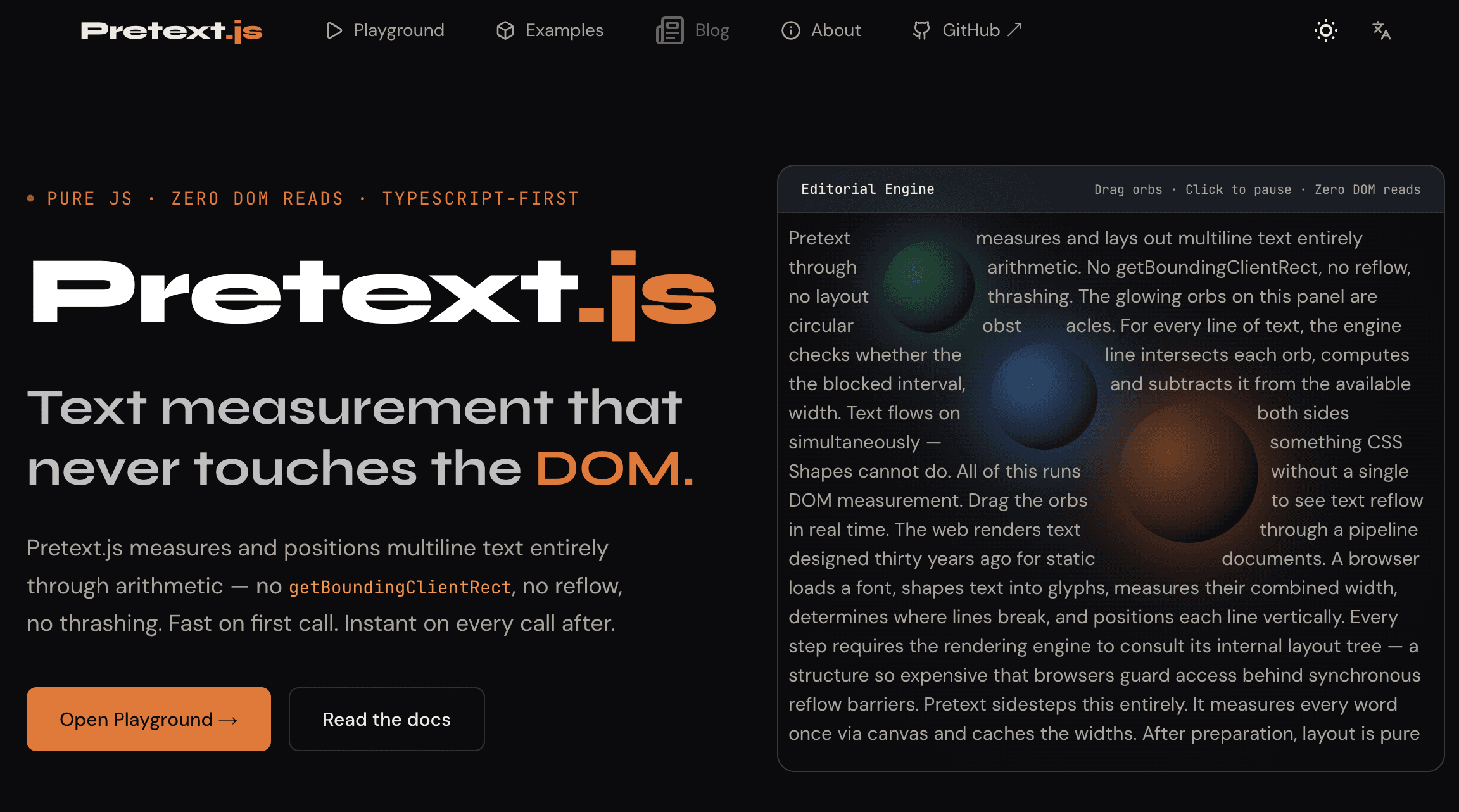 PRETEXT.JS screenshot 1
