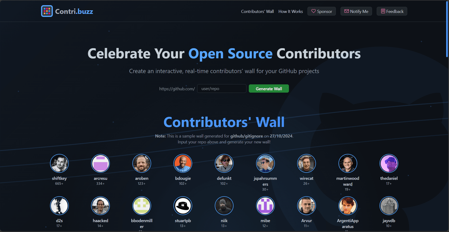 Contri.Buzz screenshot 1