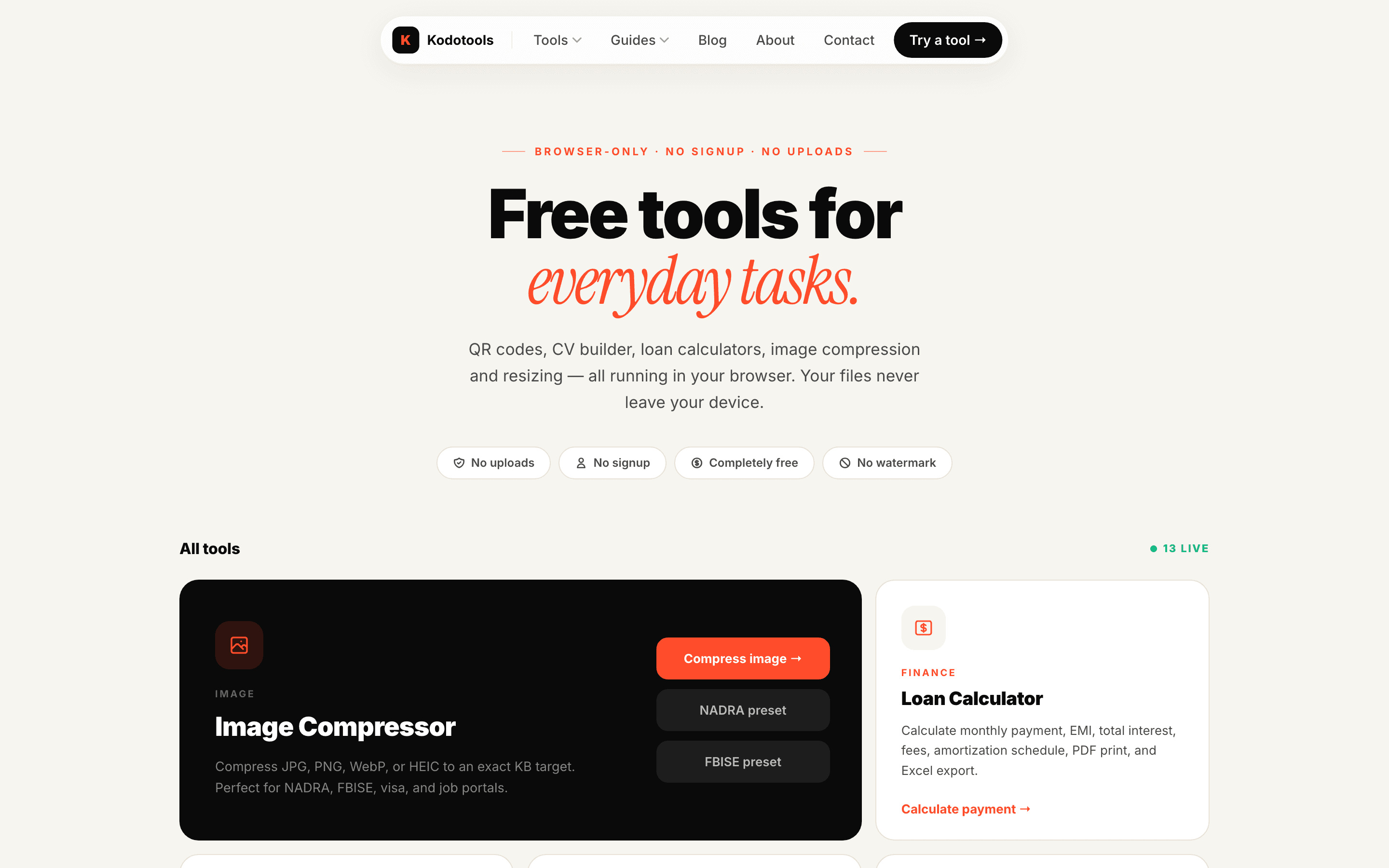 Kodotools screenshot 1