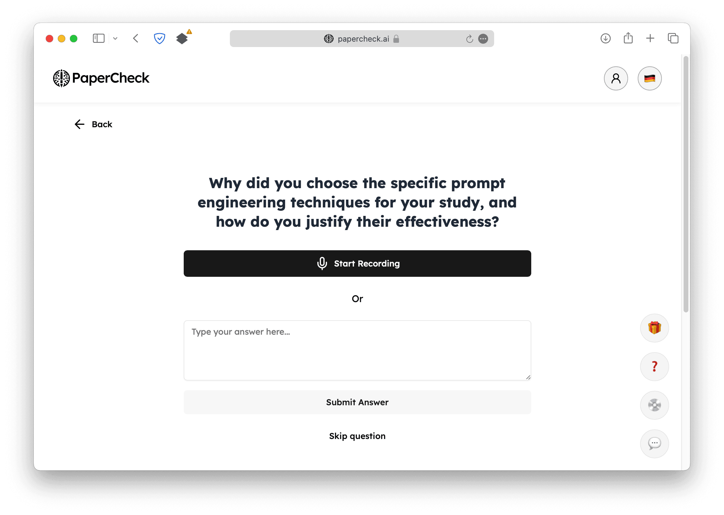 PaperCheck screenshot 1