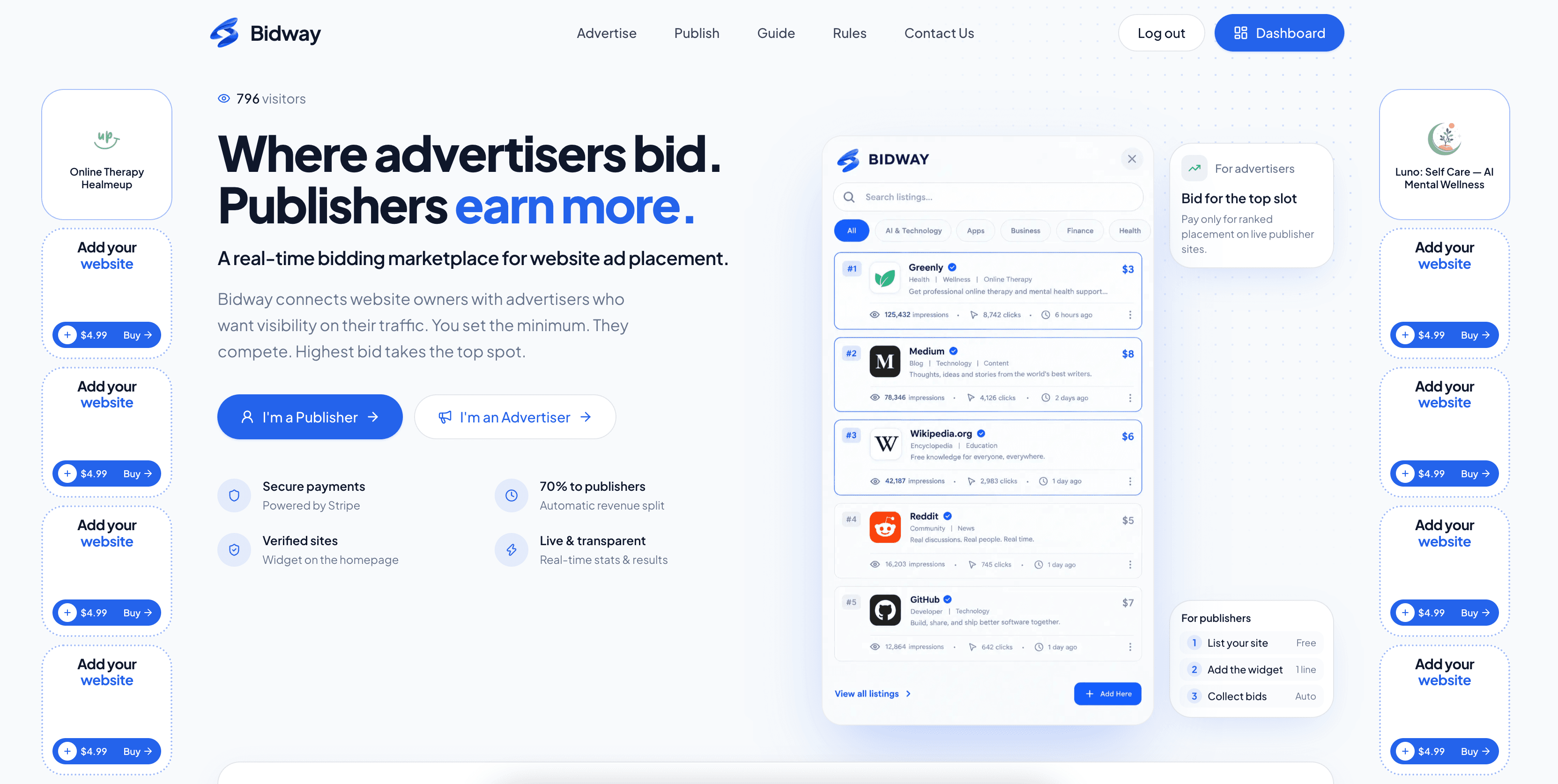 Bidway screenshot 1