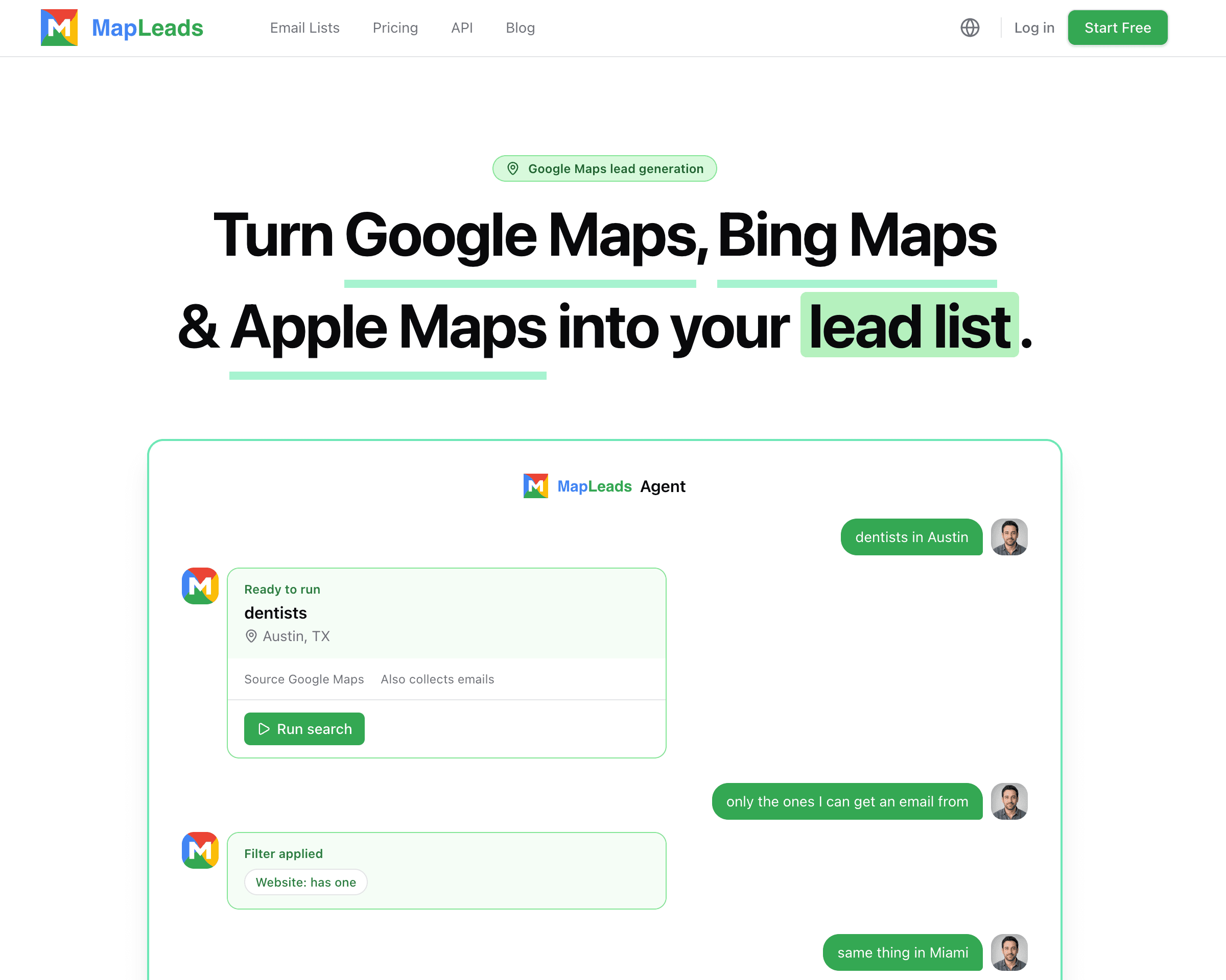 MapLeads.ai screenshot 1