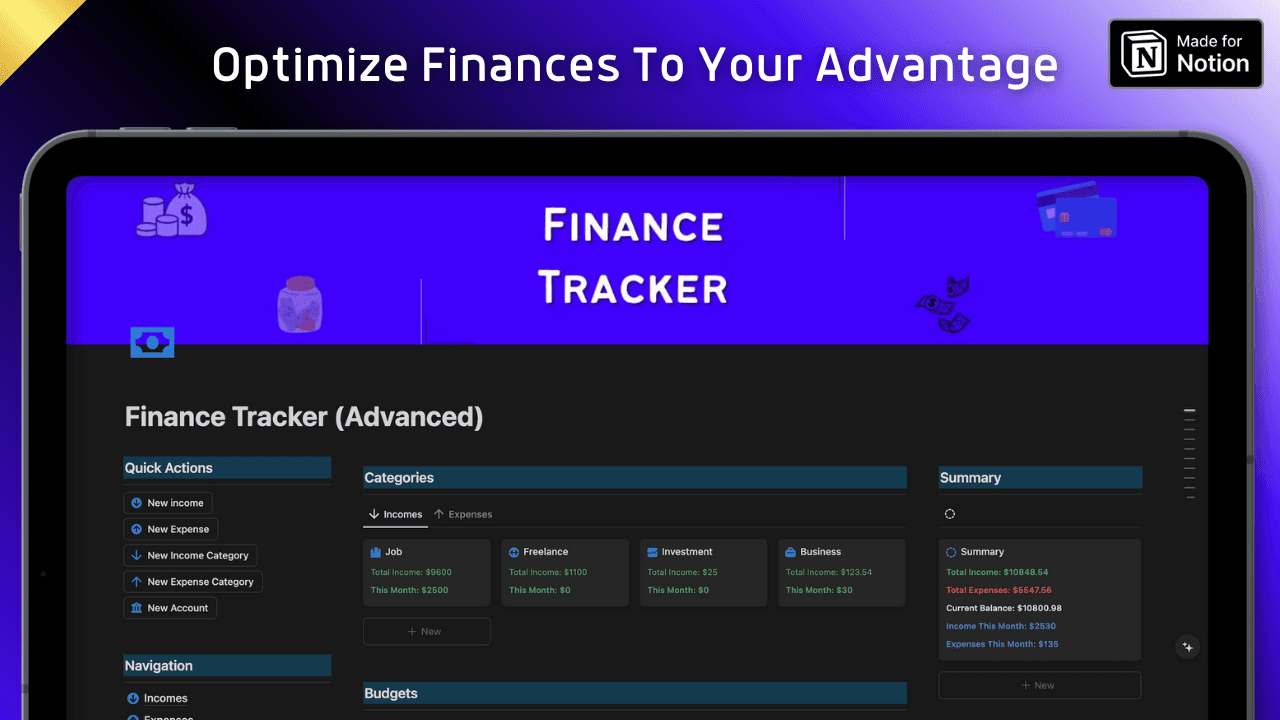 Finance Tracker screenshot 1