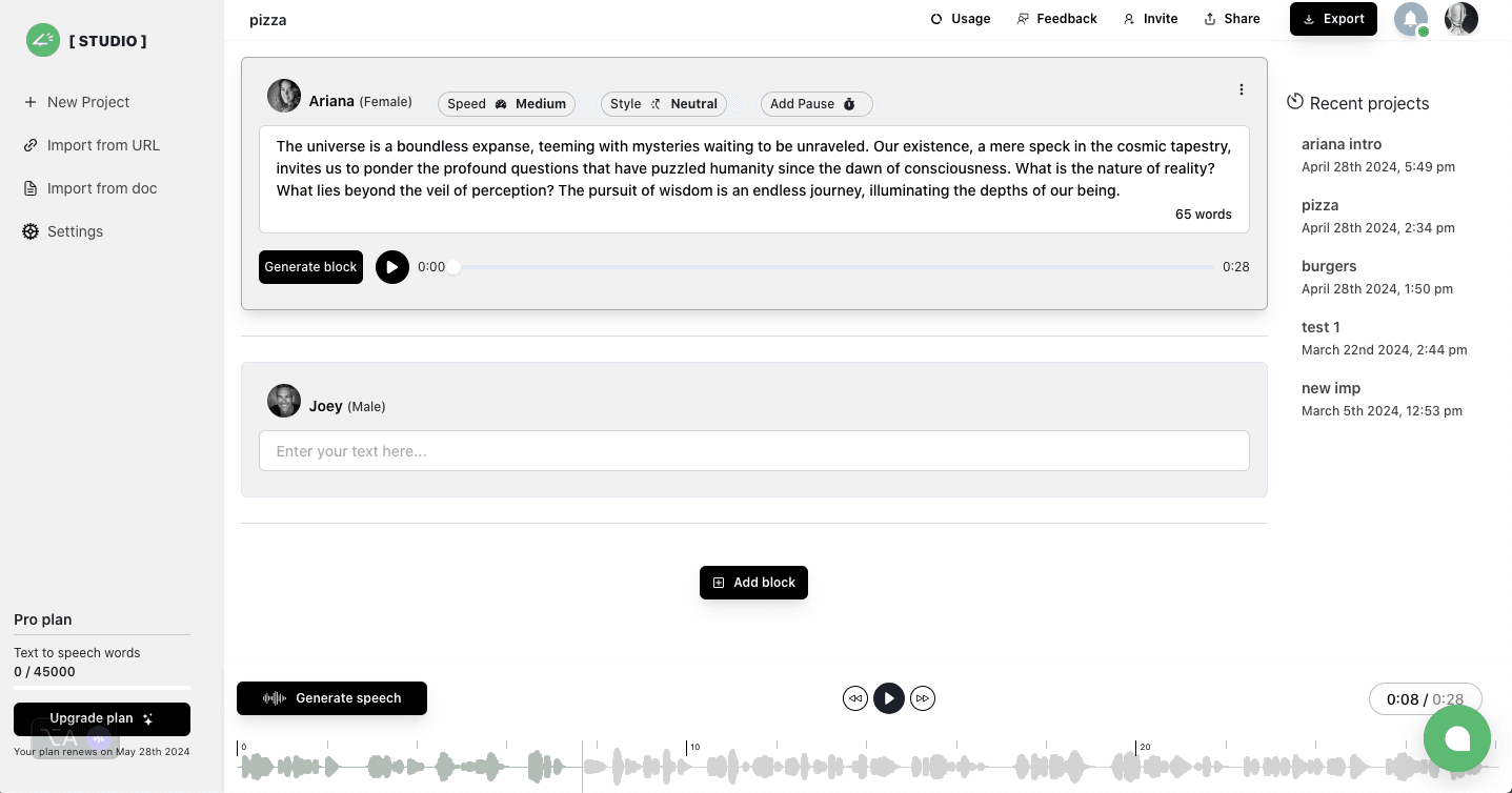 Narration Box screenshot 1