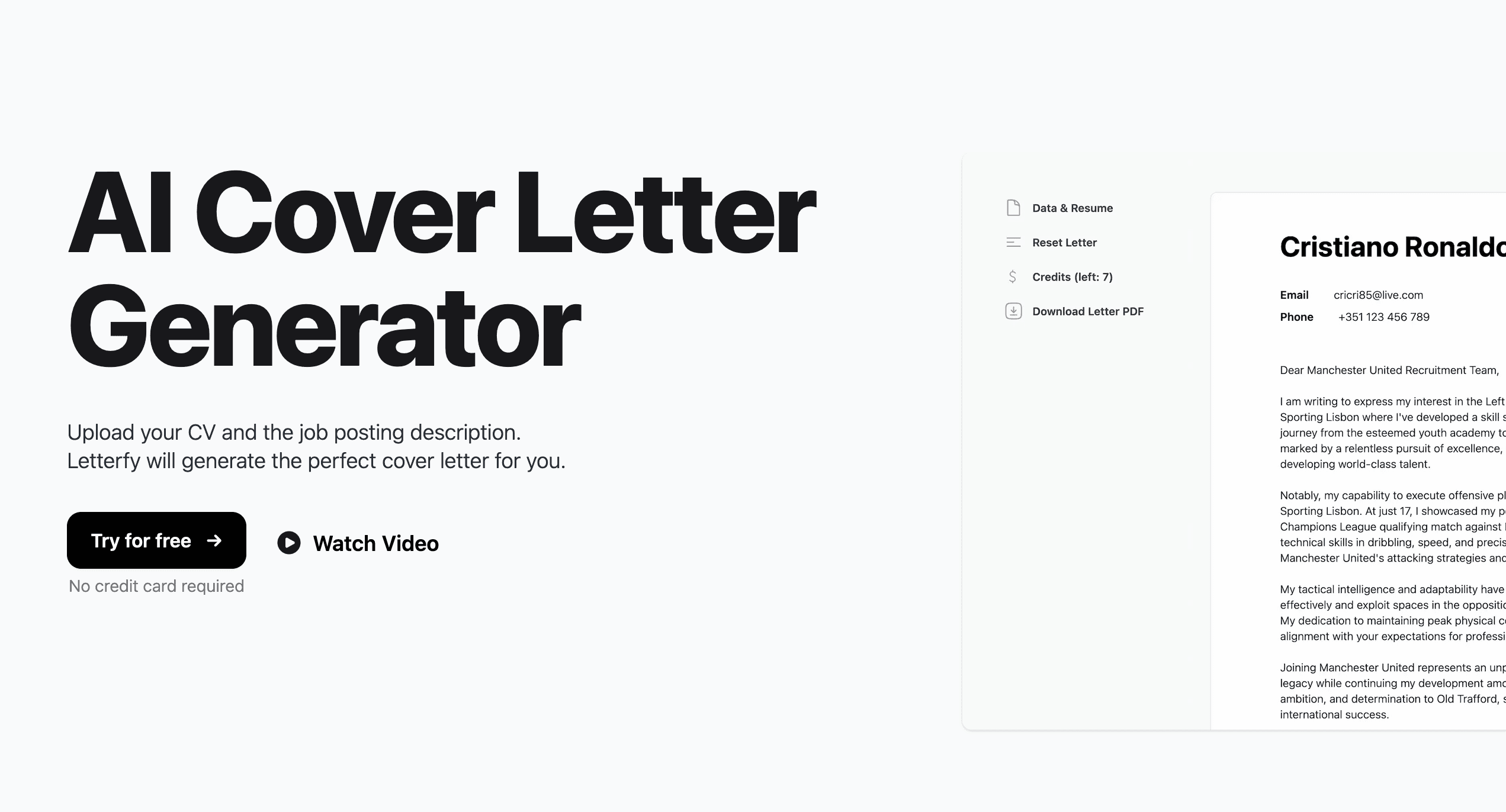 Letterfy screenshot 1