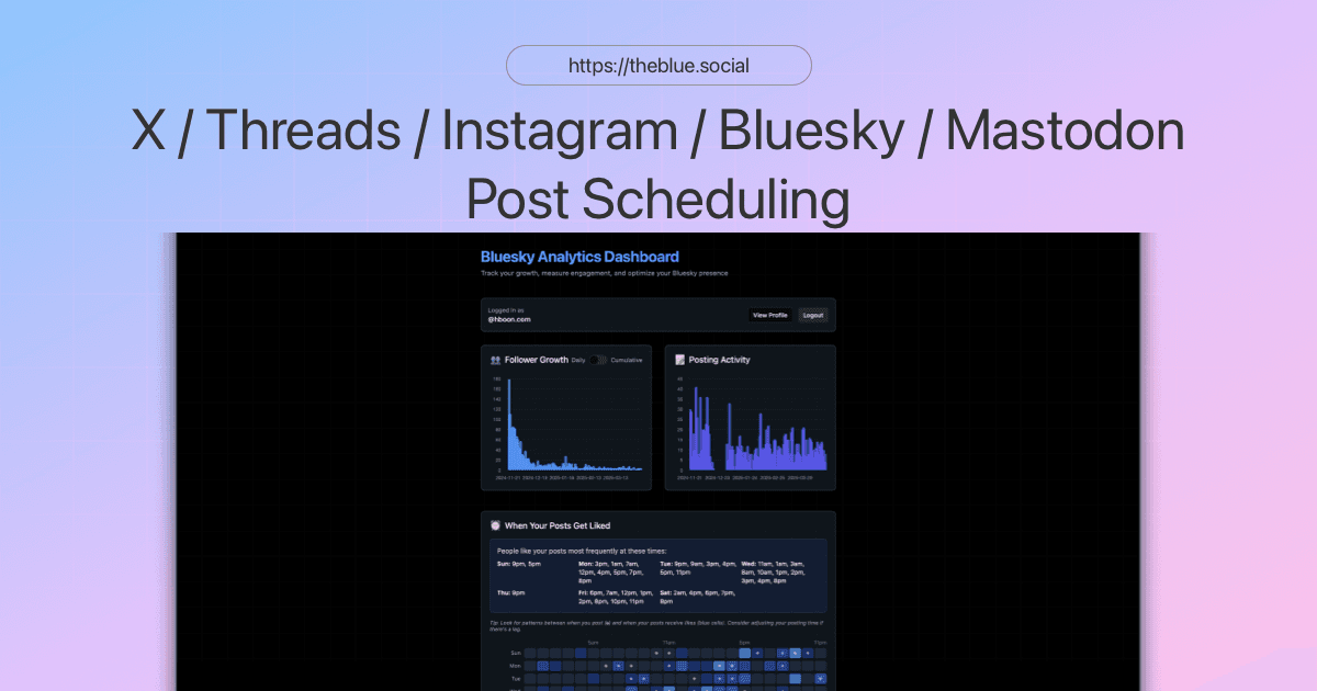 TheBlue.social screenshot 1