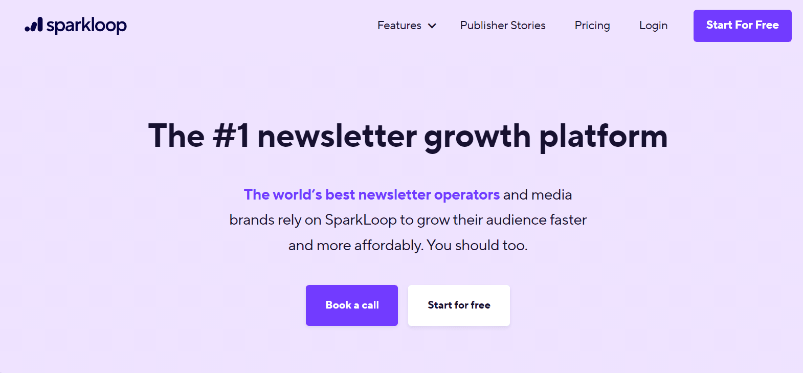 Sparkloop screenshot 1