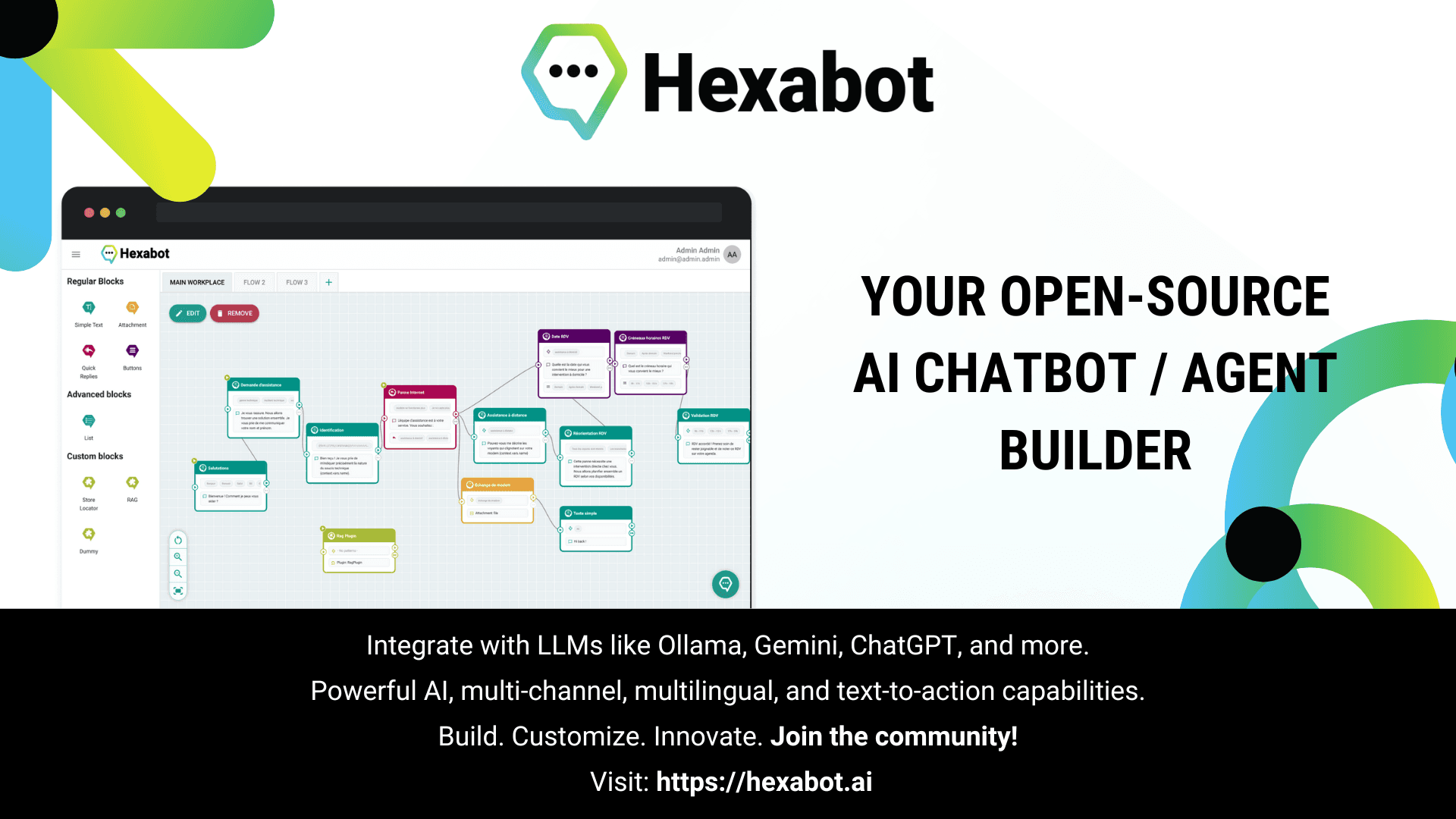 Hexabot screenshot 1